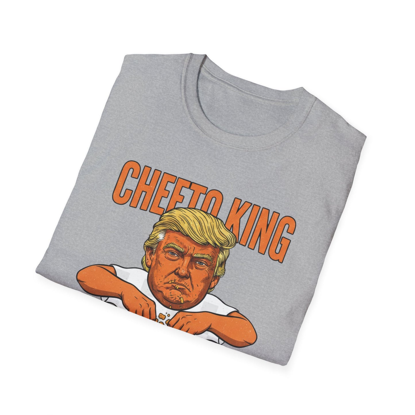 Cheeto King Anti-Trump T-Shirt | No Kings Political Satire Apparel