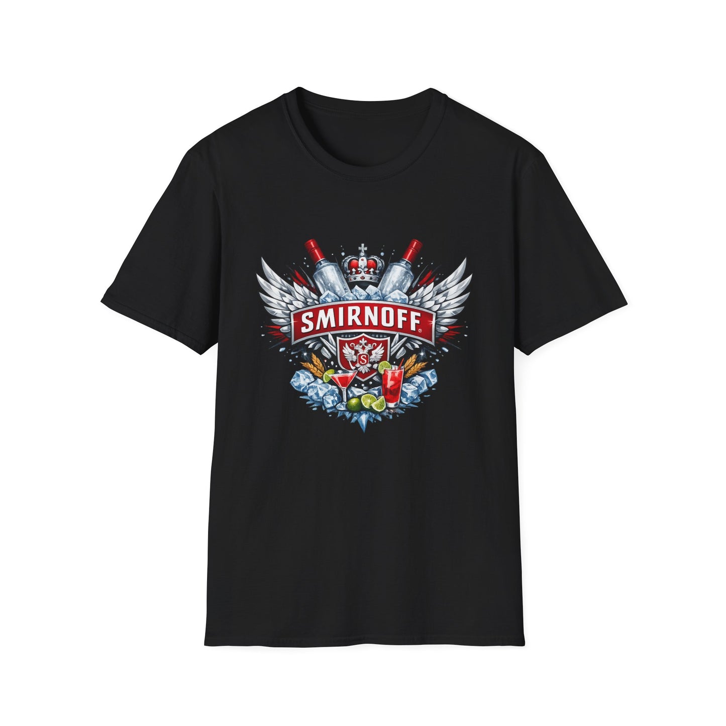 Smirnoff T-Shirt – Vodka Fan Tee, Premium Spirits Shirt, Bar & Party Merch
