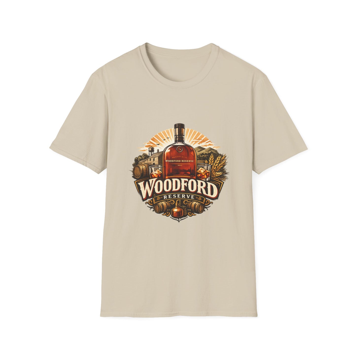 Woodford Reserve T-Shirt – Bourbon Whiskey Fan Tee, Distillery Inspired Shirt, Premium Spirits Merch