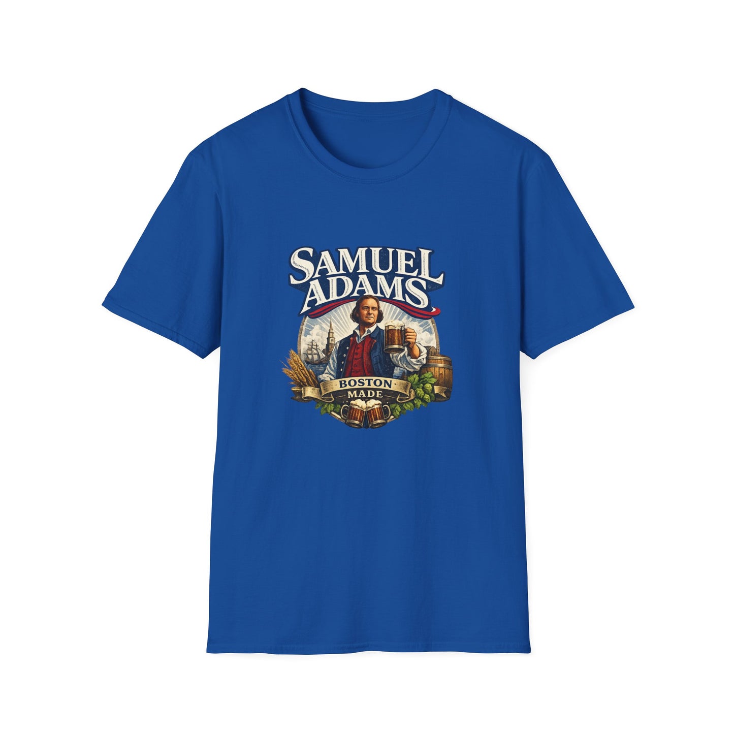 Samuel Adams T-Shirt – Beer Fan Tee, American Lager Shirt, Brewery & Bar Merch
