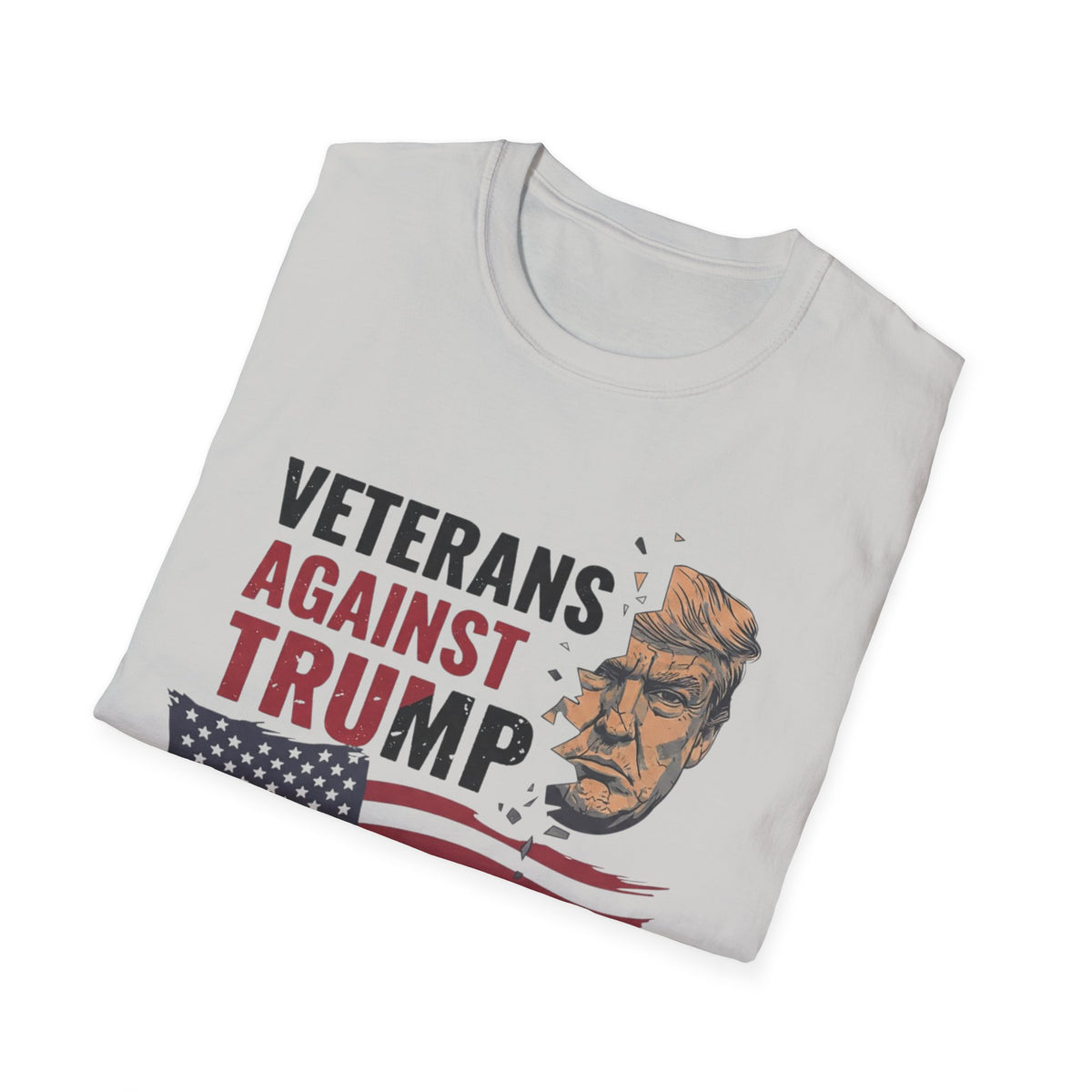 Veterans Against Trump T-Shirt | Patriotic No Kings & Protest Apparel