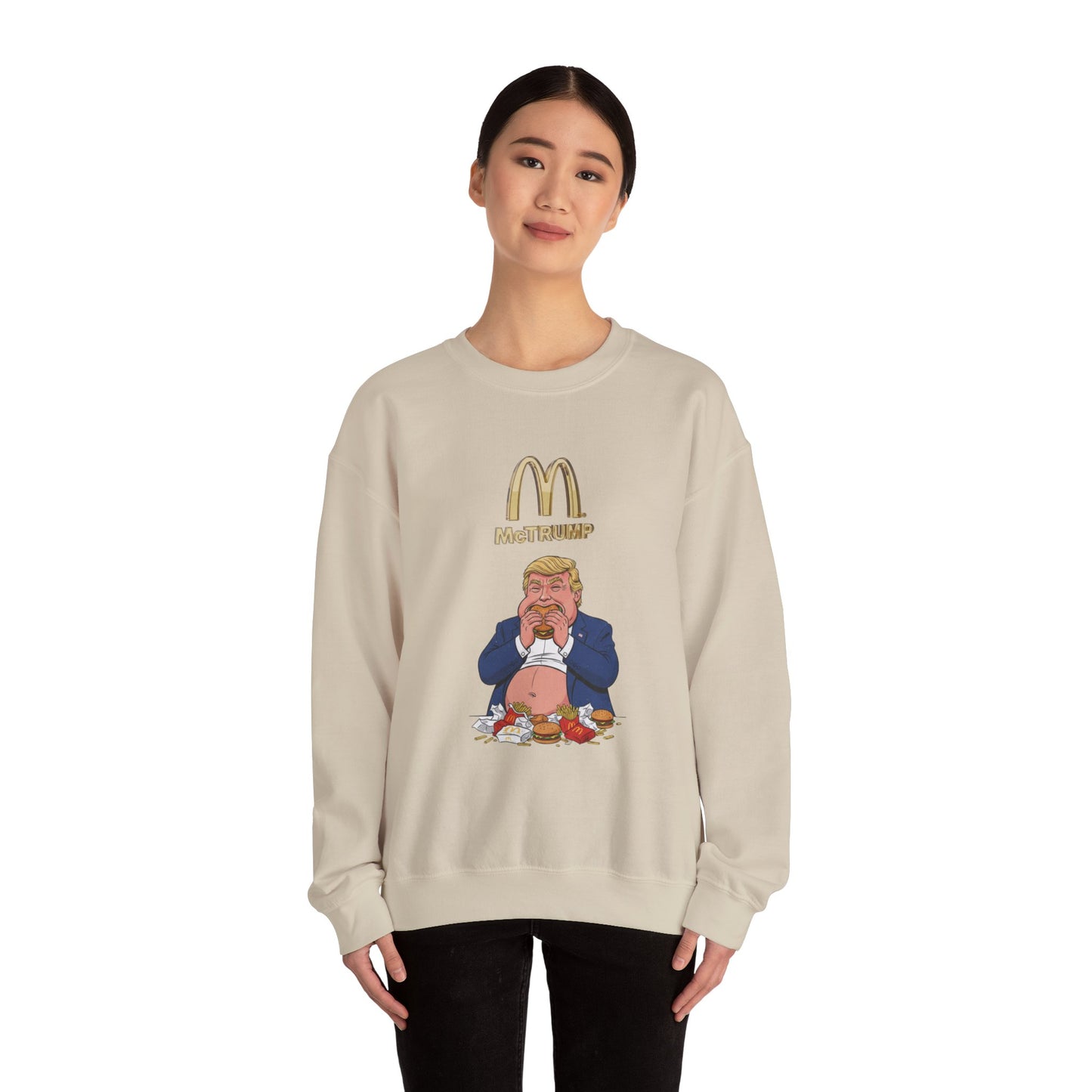 1Crewneck Sweatshirt — Political Satire 'Is He Dead Yet?