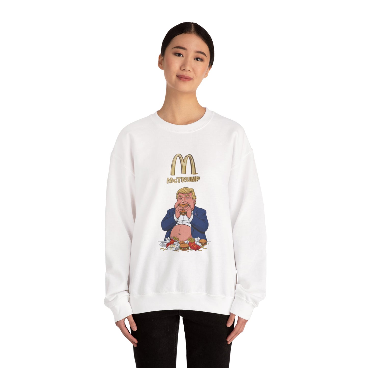 1Crewneck Sweatshirt — Political Satire 'Is He Dead Yet?