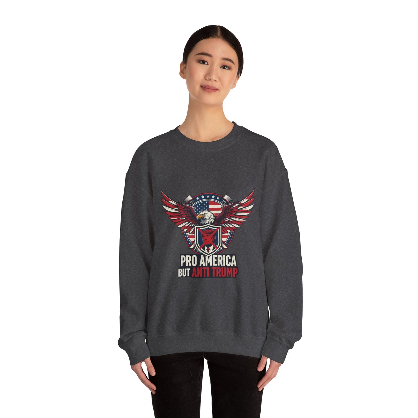 6Crewneck Sweatshirt — Political Satire 'Is He Dead Yet?