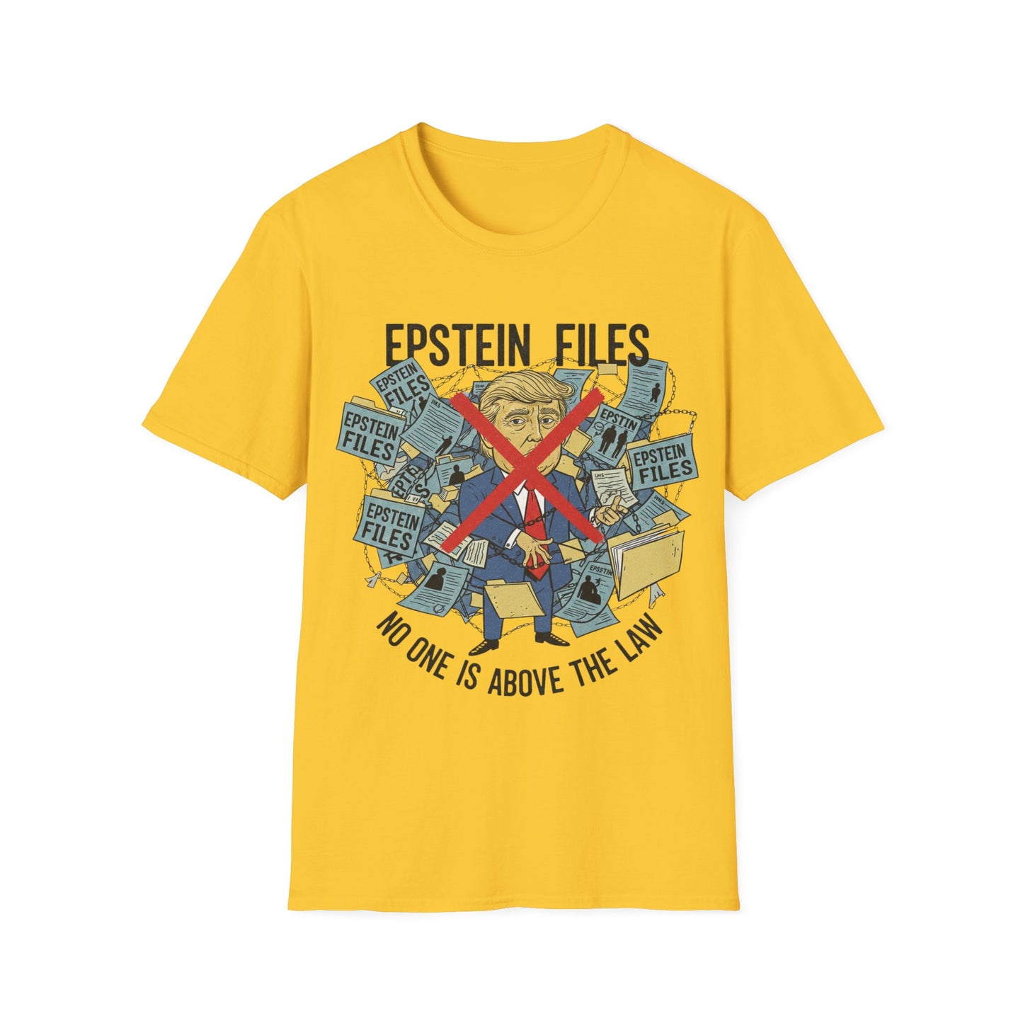 Trump in Epstein Files T-Shirt | Release the List Political Tee