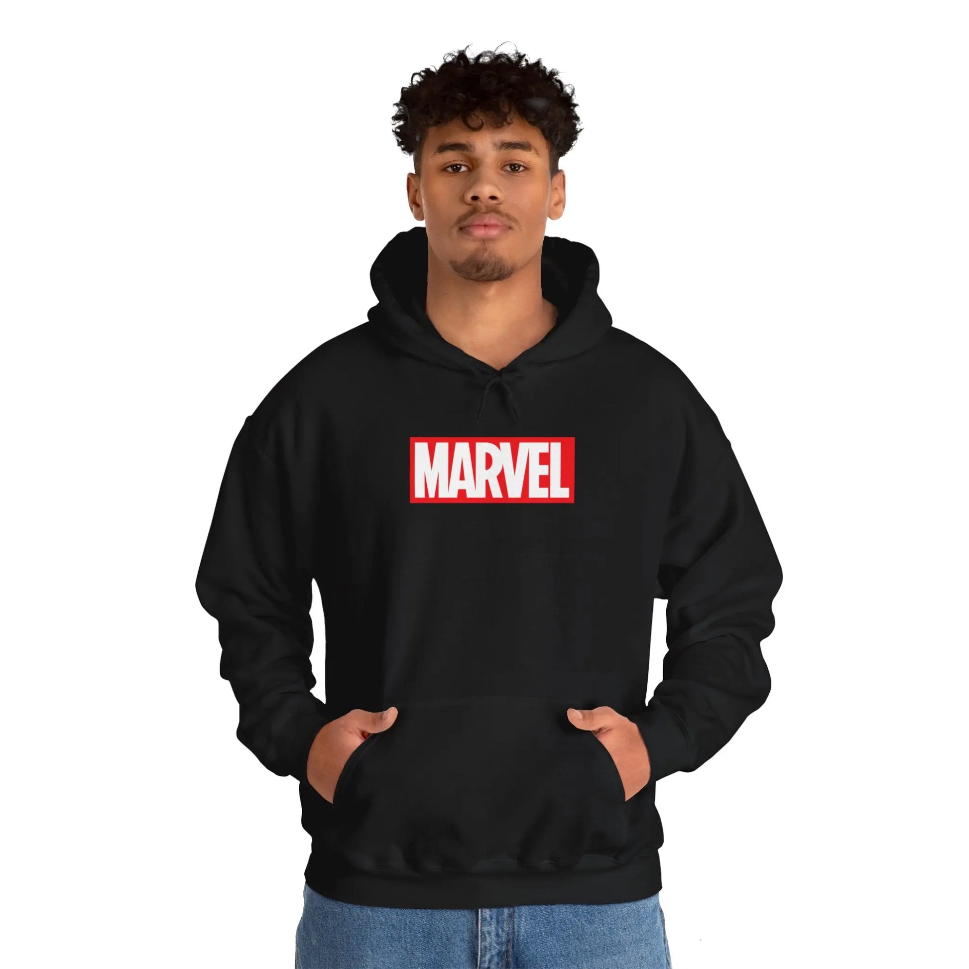 Legendary Marvel: Iron Man Cityscape Black Hoodie - Black Threadz