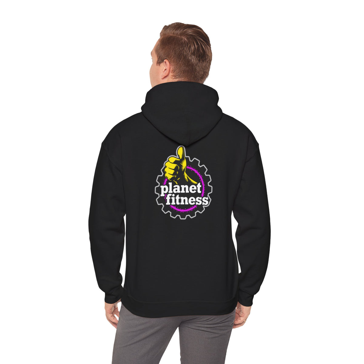 Planet Fitness Inspired Hoodie – Unisex Gym Sweatshirt | Cozy Fitness Pullover for Workout Lovers