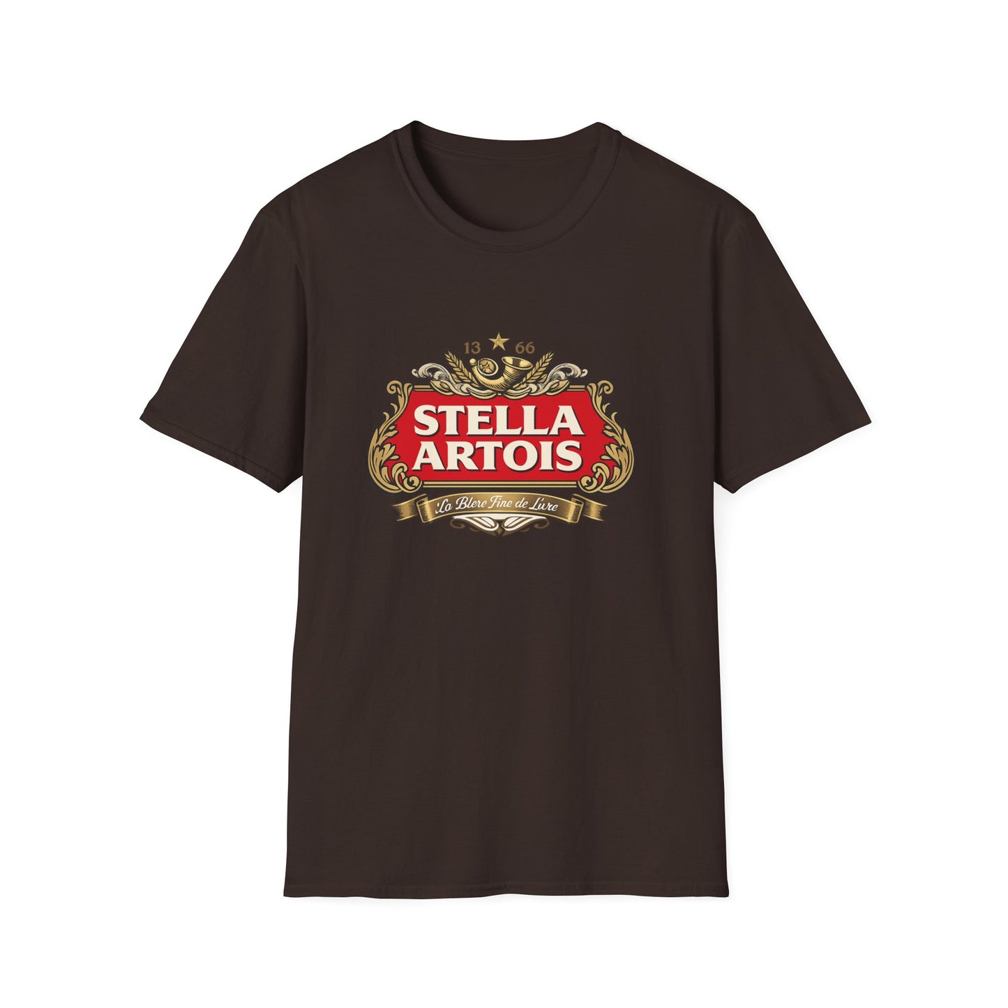 Stella Artois T-Shirt – Beer Fan Tee, Belgian Lager Shirt, Brewery & Bar Merch