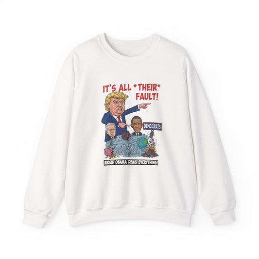 4of Crewneck Sweatshirt — Political Satire 'Is He Dead Yet?