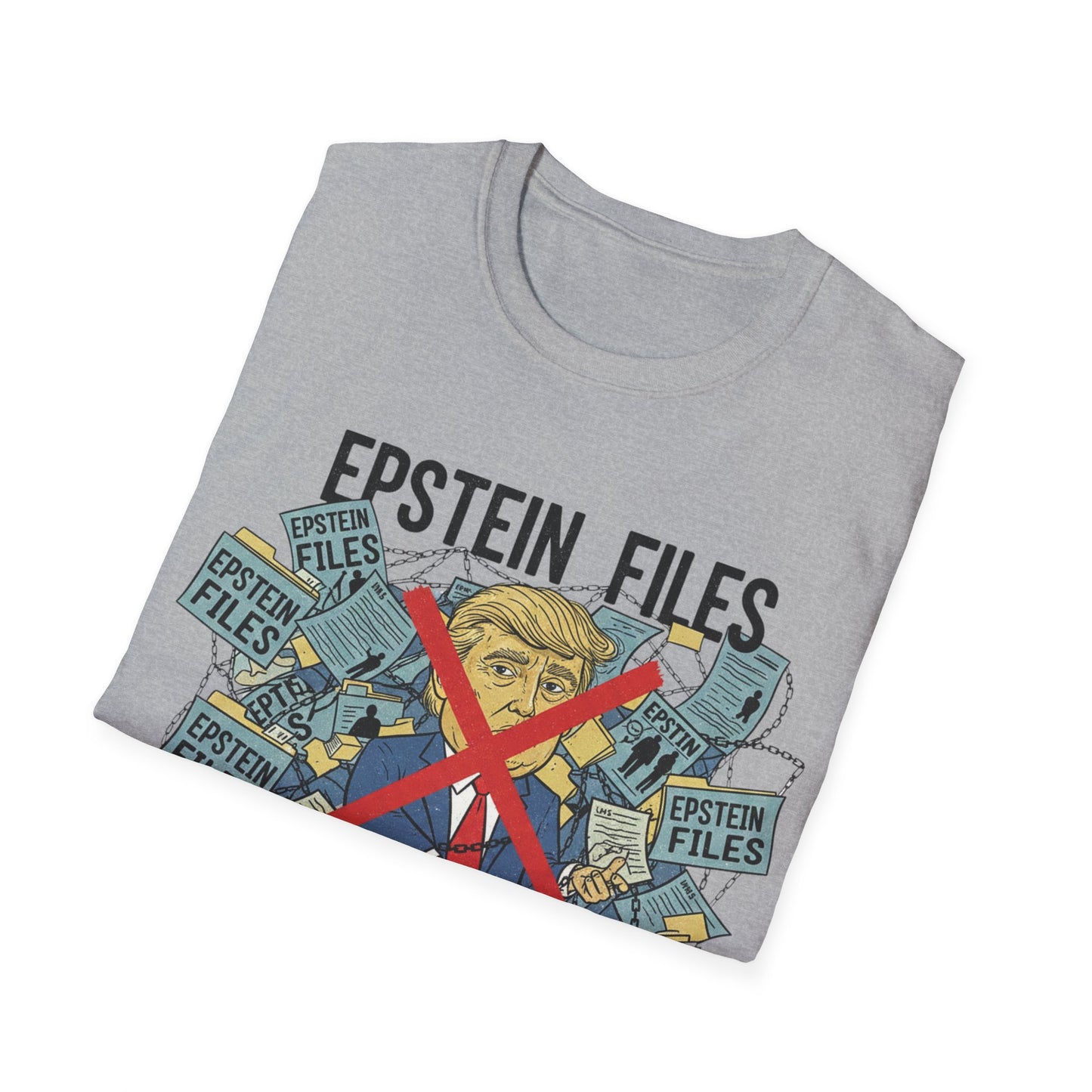 Trump in Epstein Files T-Shirt | Release the List Political Tee