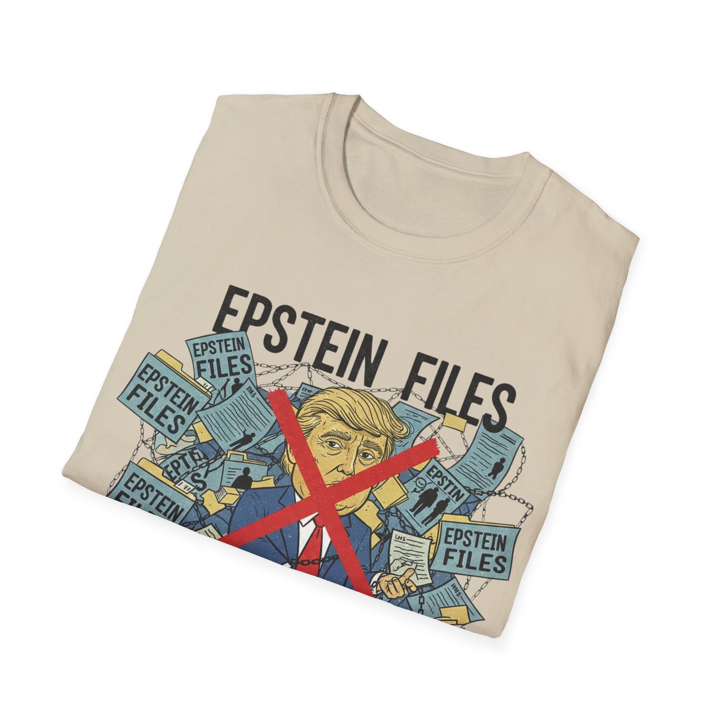 Trump in Epstein Files T-Shirt | Release the List Political Tee
