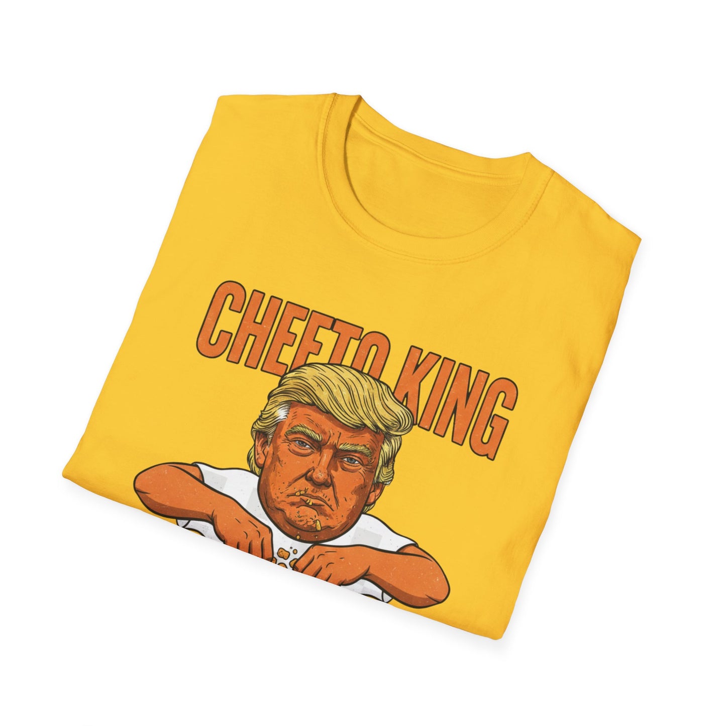 Cheeto King Anti-Trump T-Shirt | No Kings Political Satire Apparel
