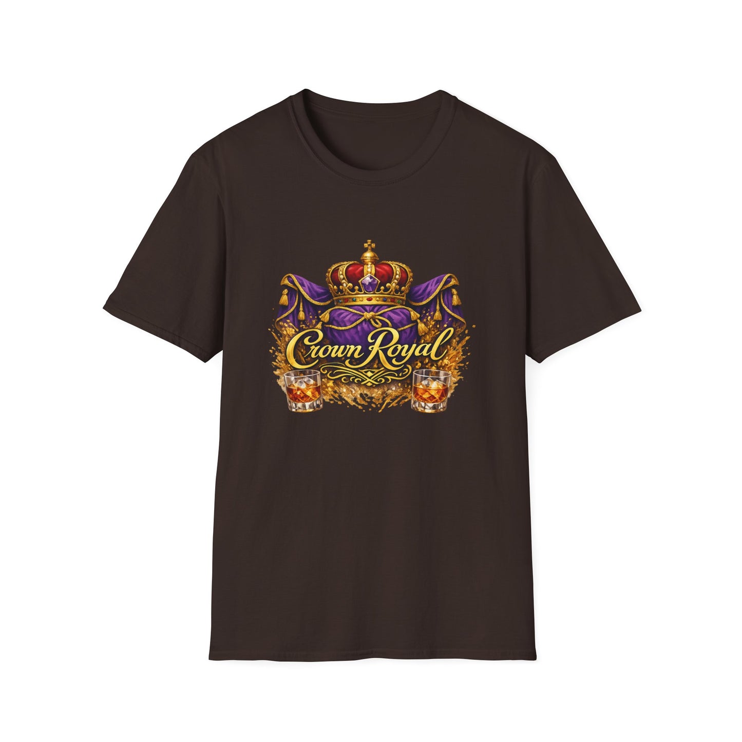 Crown Royal T-Shirt – Whiskey Fan Tee, Premium Canadian Whisky Shirt, Bar & Party Merch