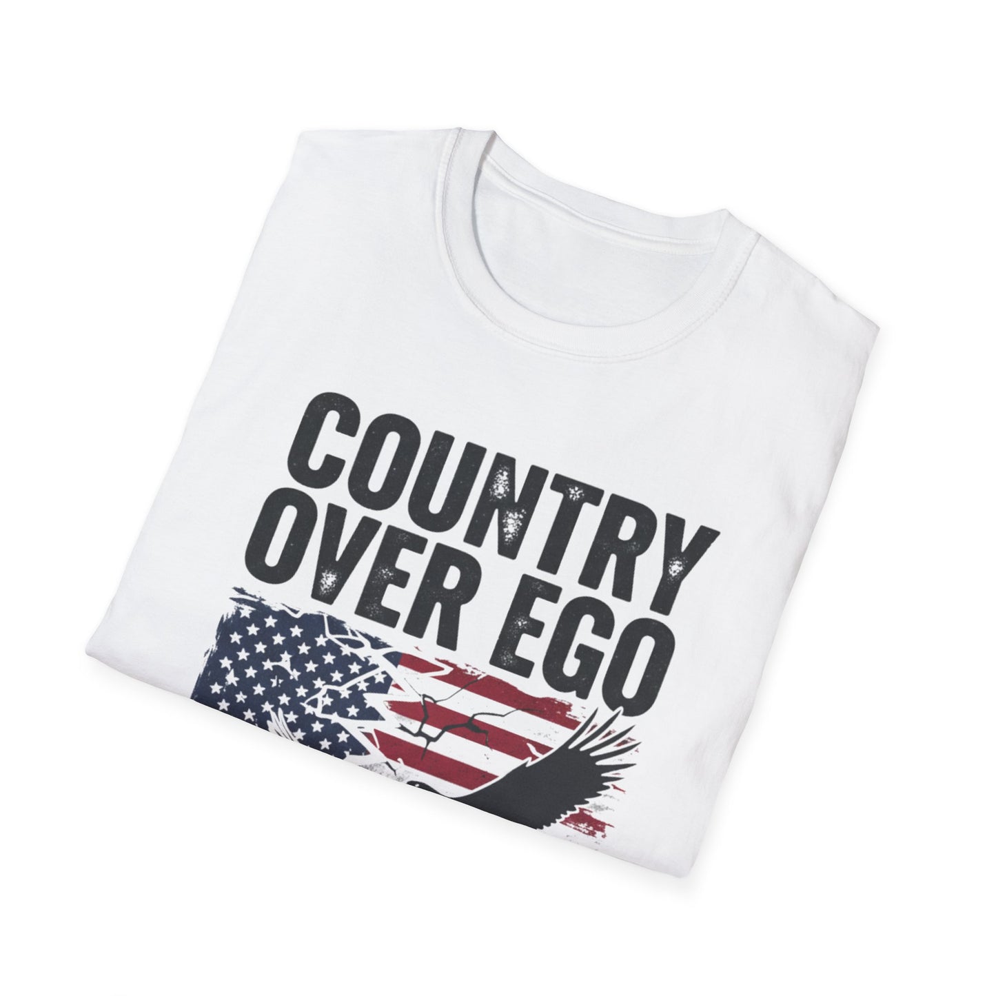 Country Over Ego Anti-Trump T-Shirt | Patriotic Political Apparel