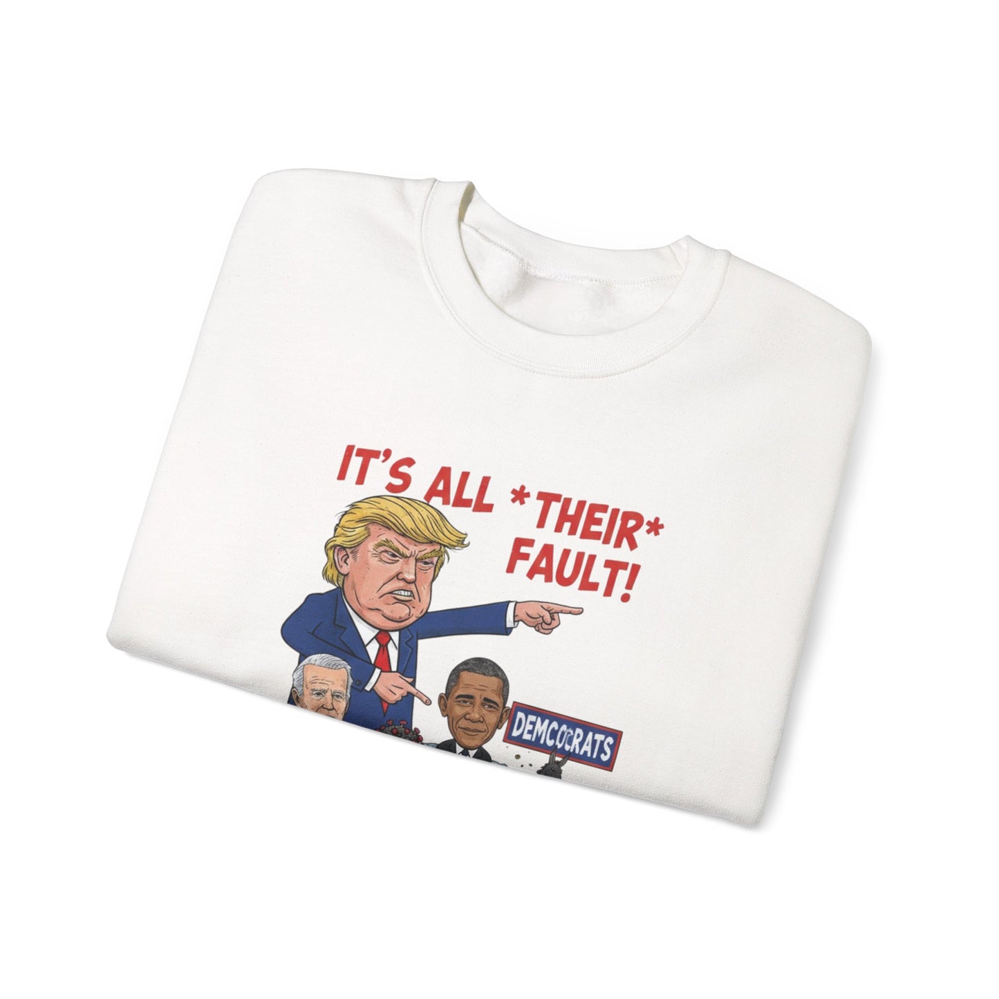 4of Crewneck Sweatshirt — Political Satire 'Is He Dead Yet?