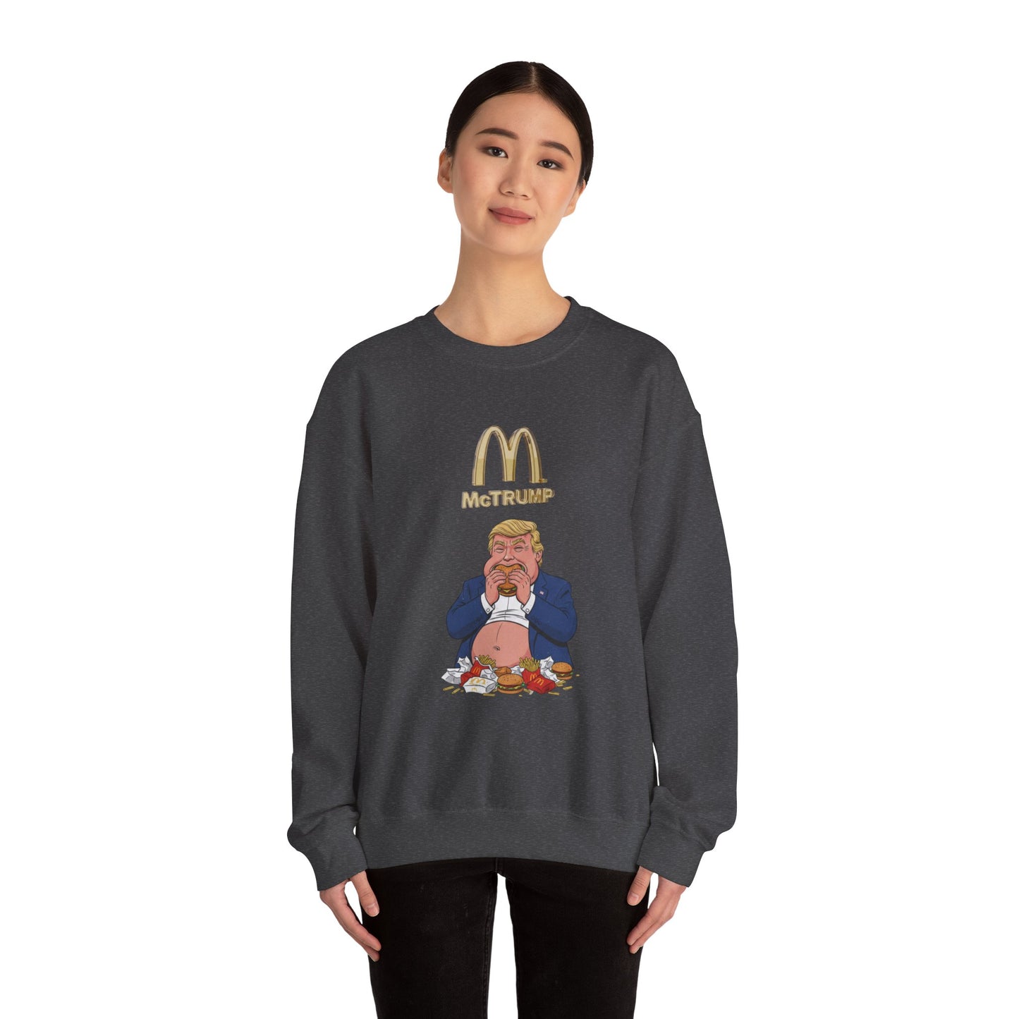 1Crewneck Sweatshirt — Political Satire 'Is He Dead Yet?