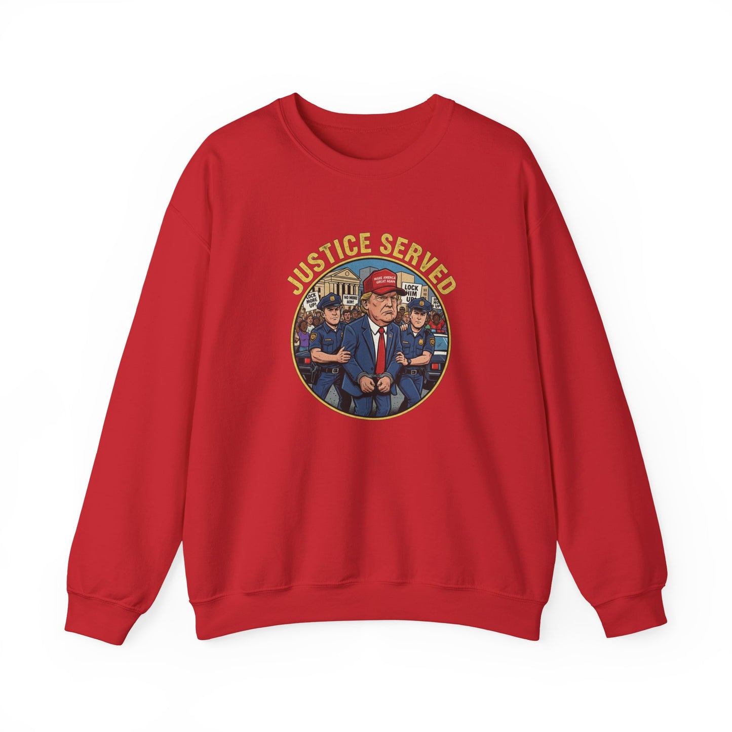 8 Crewneck Sweatshirt — Political Satire 'Is He Dead Yet?