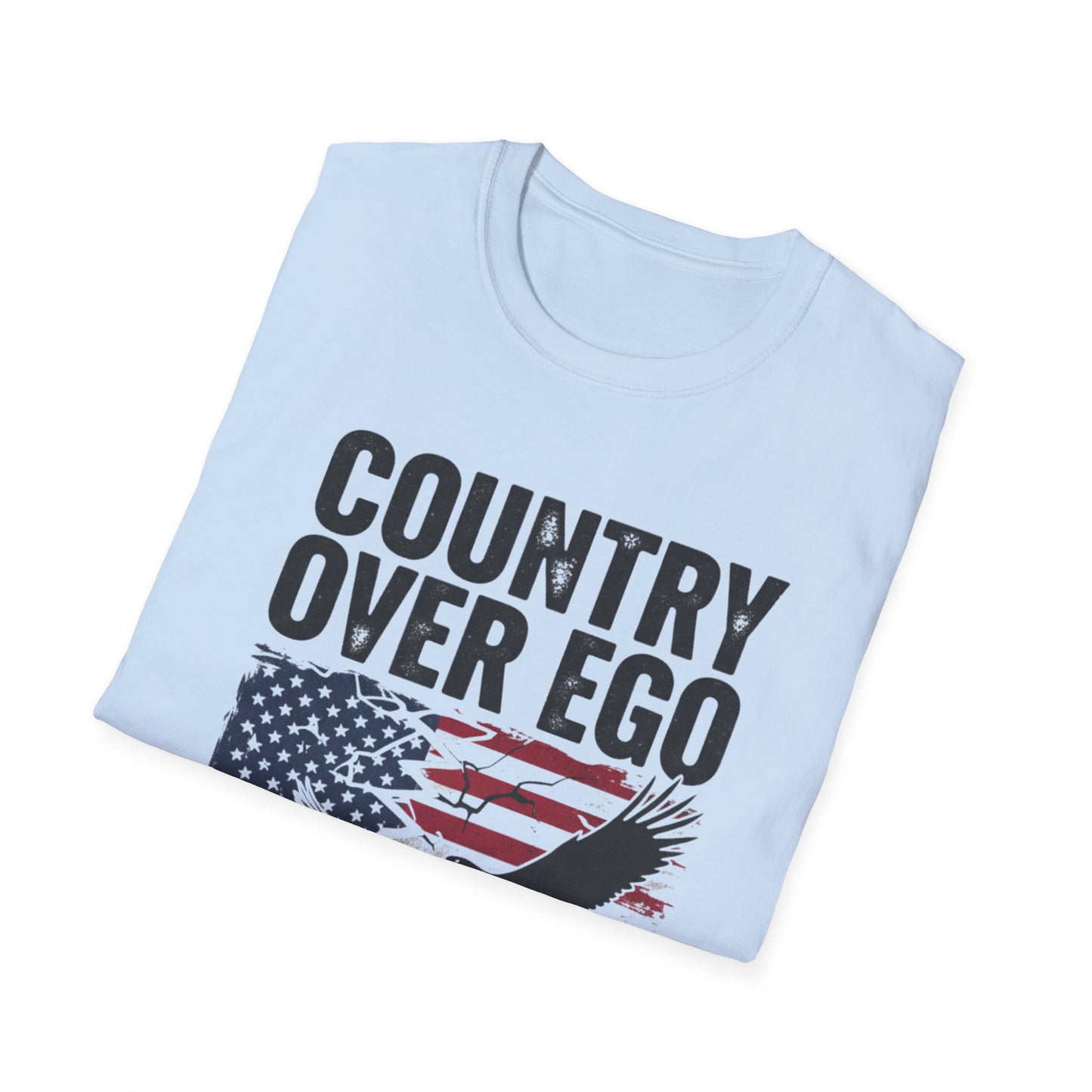 Country Over Ego Anti-Trump T-Shirt | Patriotic Political Apparel