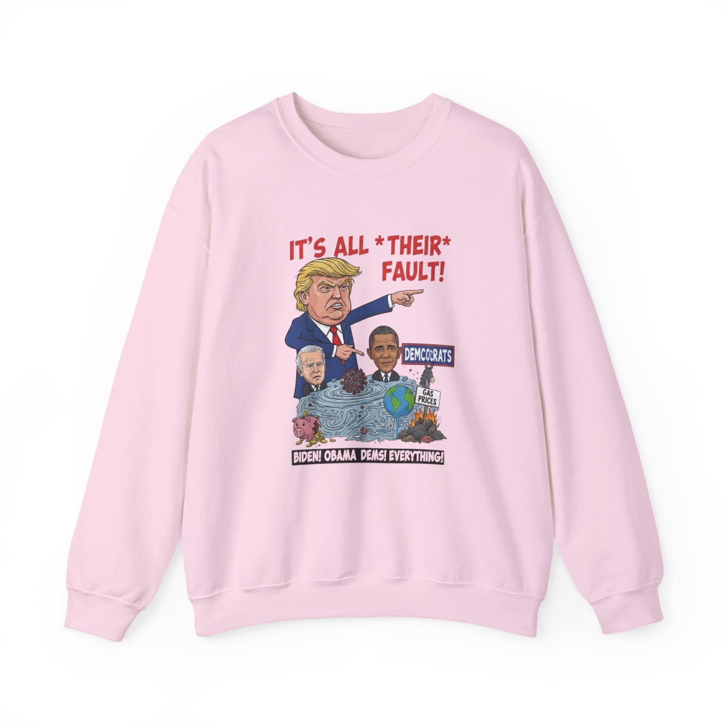 4of Crewneck Sweatshirt — Political Satire 'Is He Dead Yet?