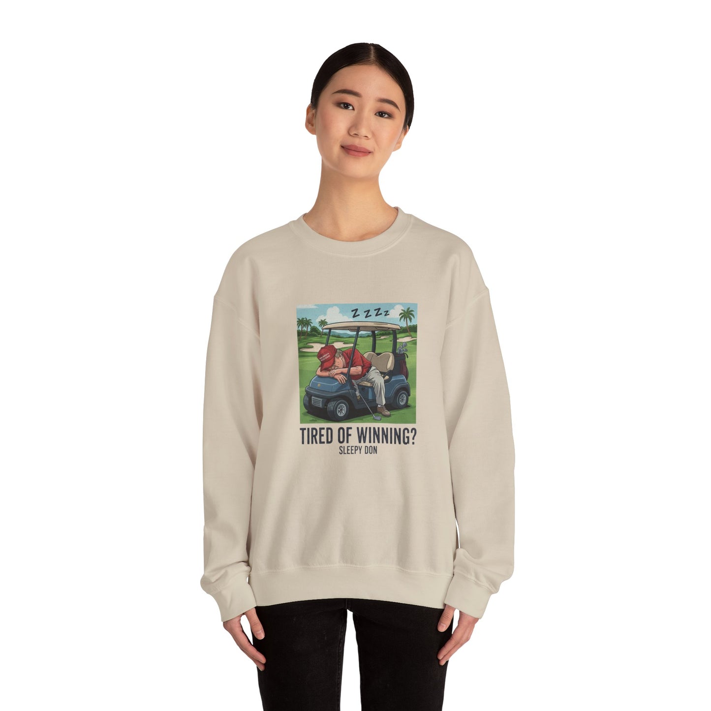 Copy of Copy of 2Crewneck Sweatshirt — Political Satire 'Is He Dead Yet?