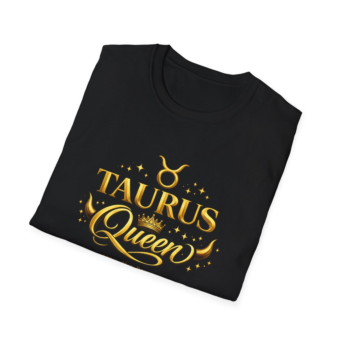 Taurus Queen T-Shirt — Zodiac Taurus Shirt for Women, Taurus Season Tee, Astrology Graphic Tee, Birthday Gift for Taurus Queen, Bull Sign Streetwear