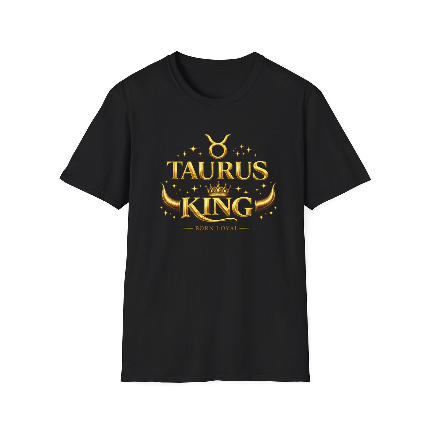 Taurus King T-Shirt – Zodiac Taurus Graphic Tee, Astrology Shirt for Taurus Men, Birthday Gift for Taurus Season, Horoscope Streetwear