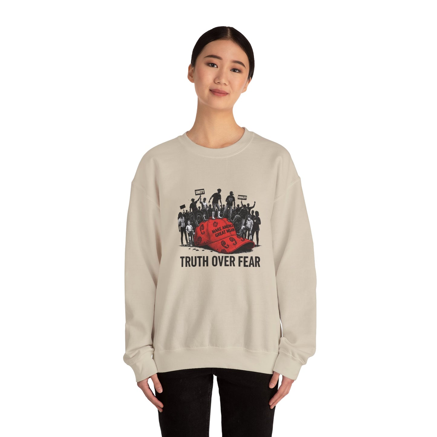 Copy of 2Crewneck Sweatshirt — Political Satire 'Is He Dead Yet?