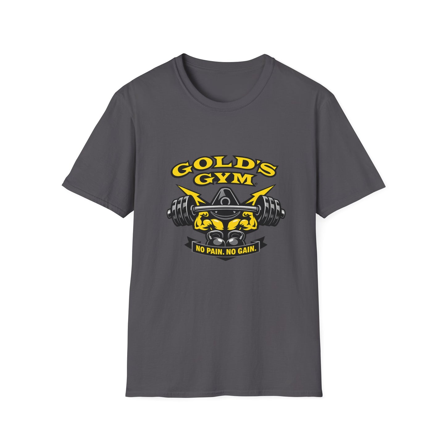 Gold’s Gym T-Shirt – Classic Bodybuilding Workout Tee – Vintage Fitness Graphic Shirt – Unisex Muscle Training Top for Men & Women