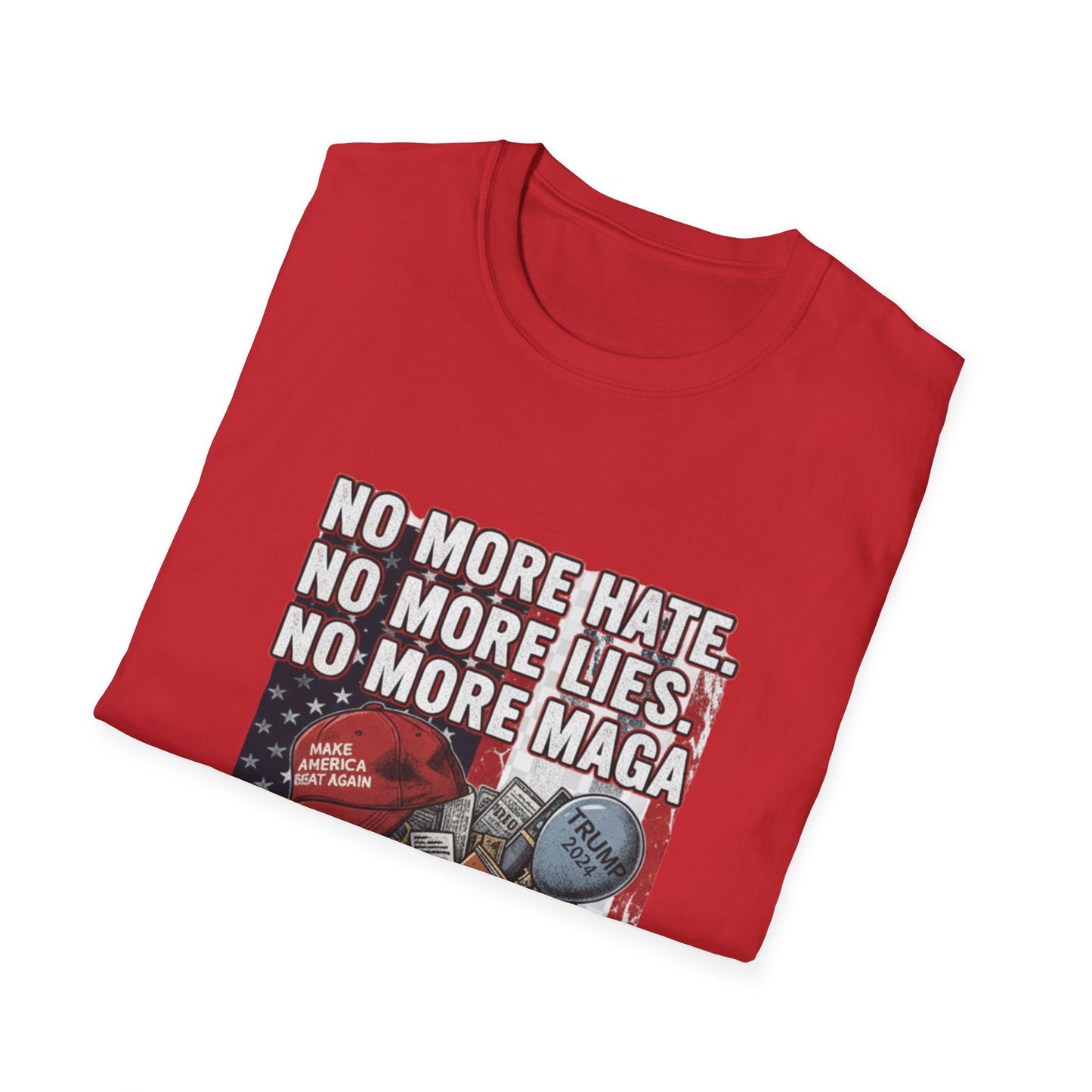 No More MAGA Anti-Trump T-Shirt | 2026 No Kings & Democracy Protest Gear