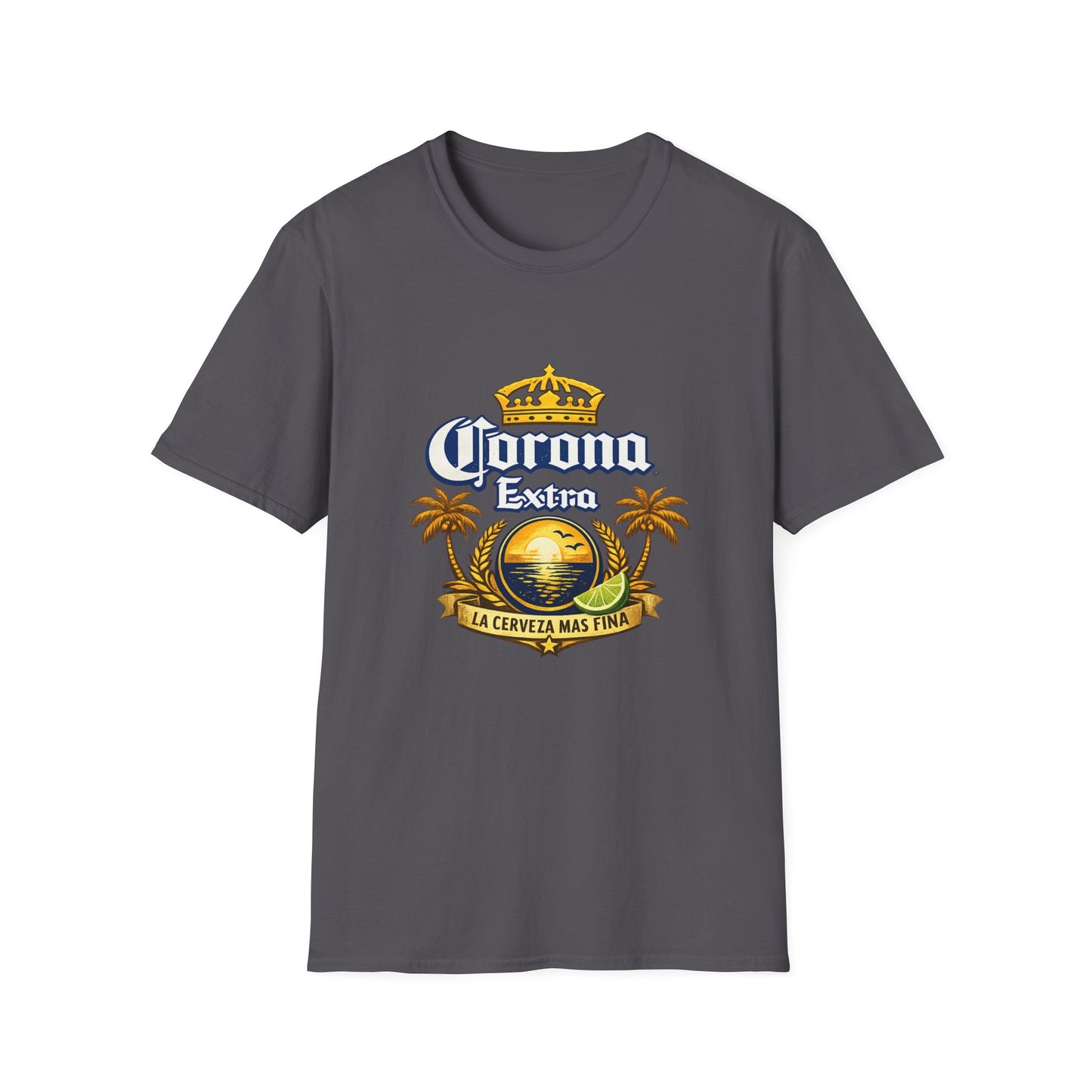 Corona Extra T-Shirt – Beer Lover Tee, Mexican Lager Shirt, Brewery & Bar Merch