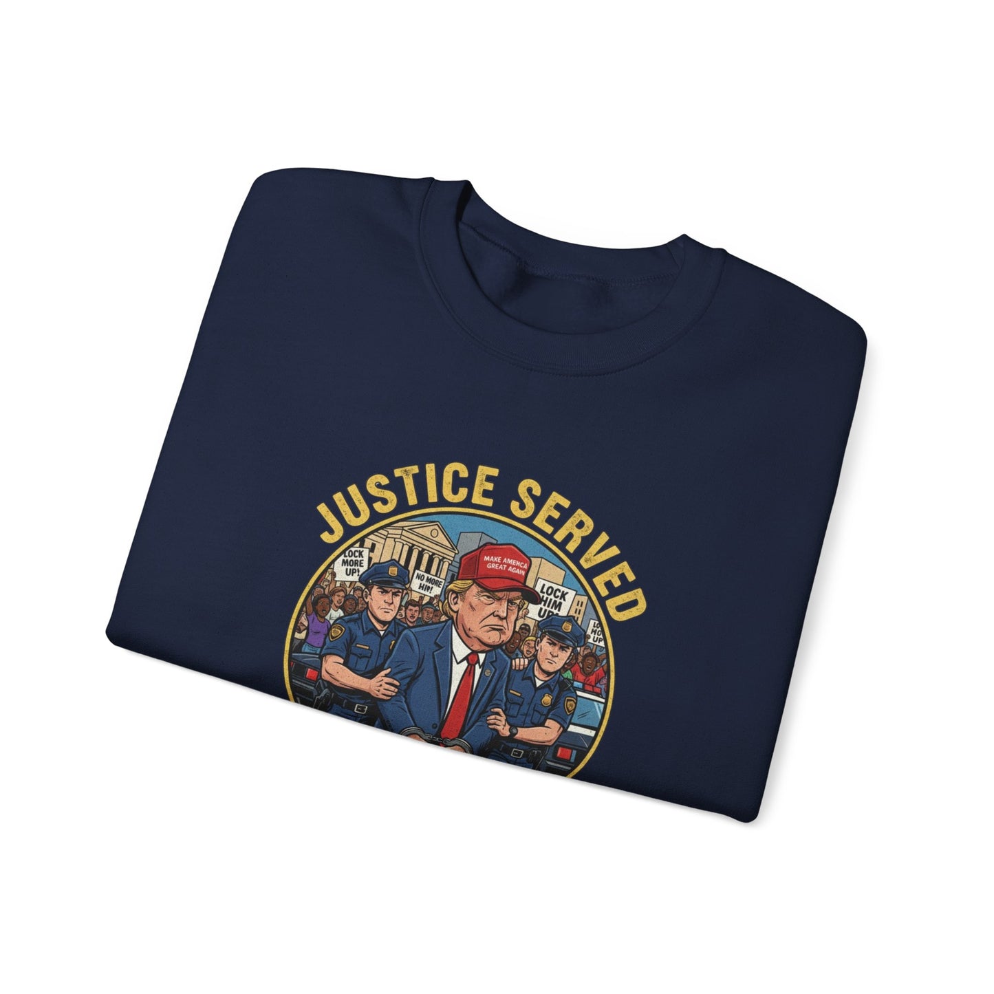 8 Crewneck Sweatshirt — Political Satire 'Is He Dead Yet?