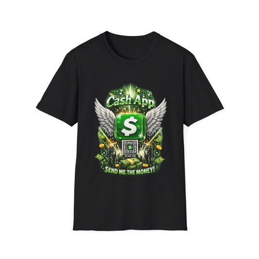 Cash App T-Shirt – Funny Money App Tee, Mobile Payment Fan Shirt, Trendy Finance Merch
