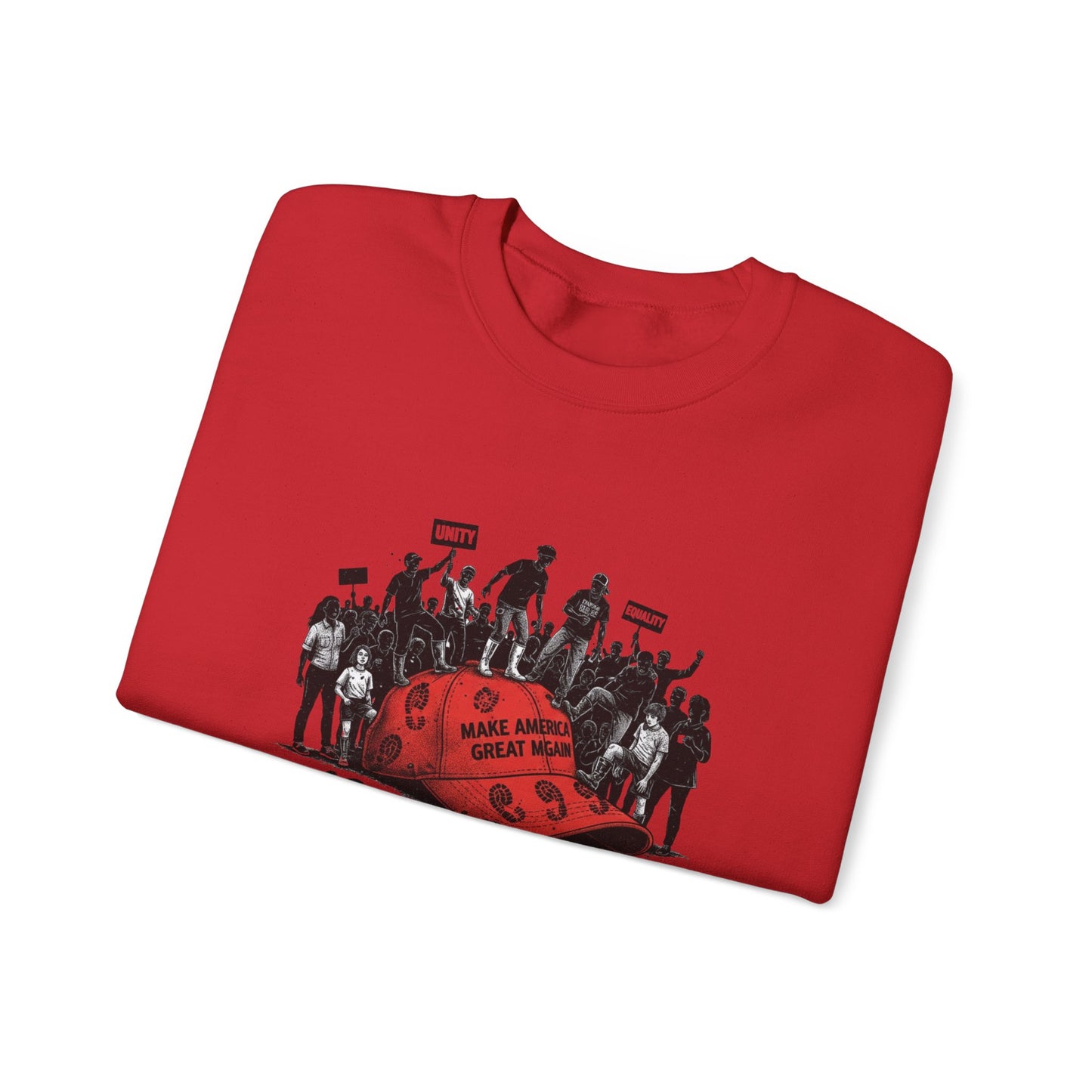 Copy of 2Crewneck Sweatshirt — Political Satire 'Is He Dead Yet?