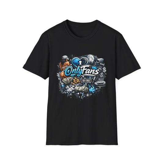 OnlyFans T-Shirt – Funny Social Media Tee, Adult Content Fan Shirt, Trendy Online Creator Merch