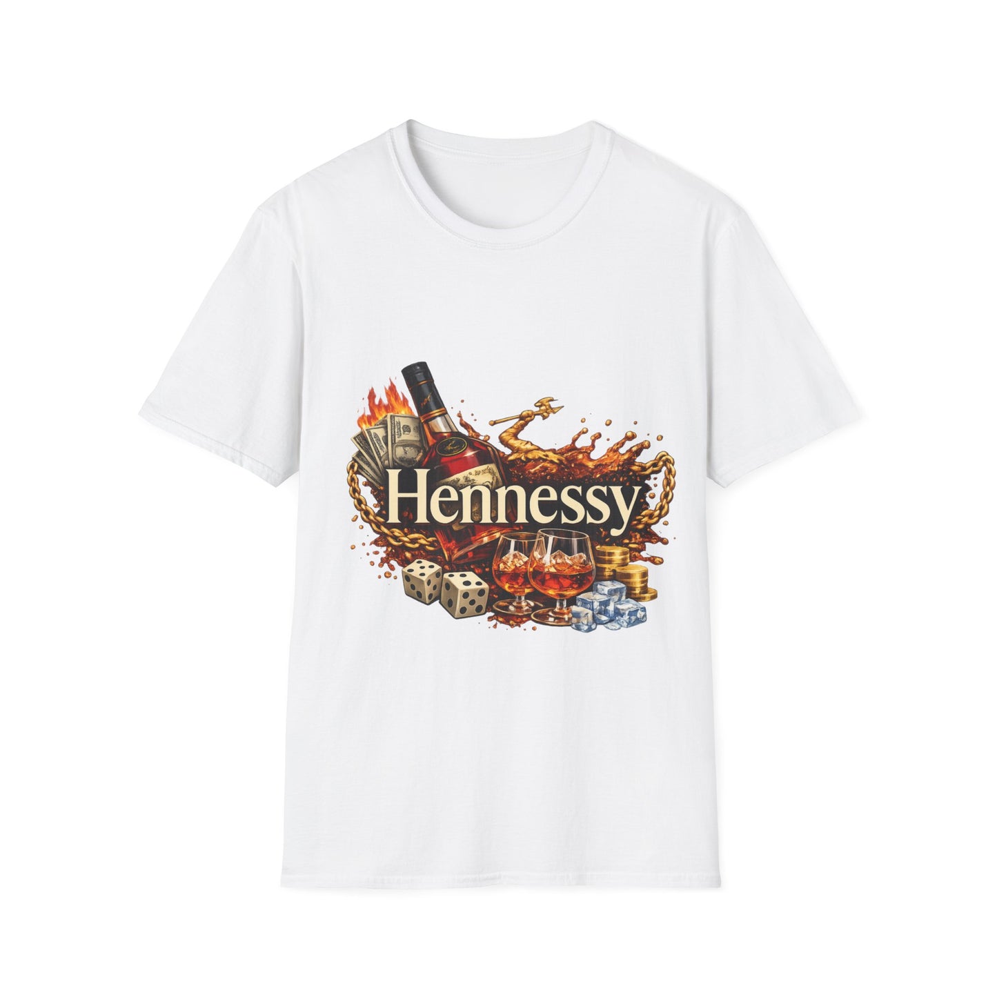 Hennessy T-Shirt – Cognac Whiskey Fan Tee, Premium Spirits Shirt, Trendy Bar & Liquor Merch