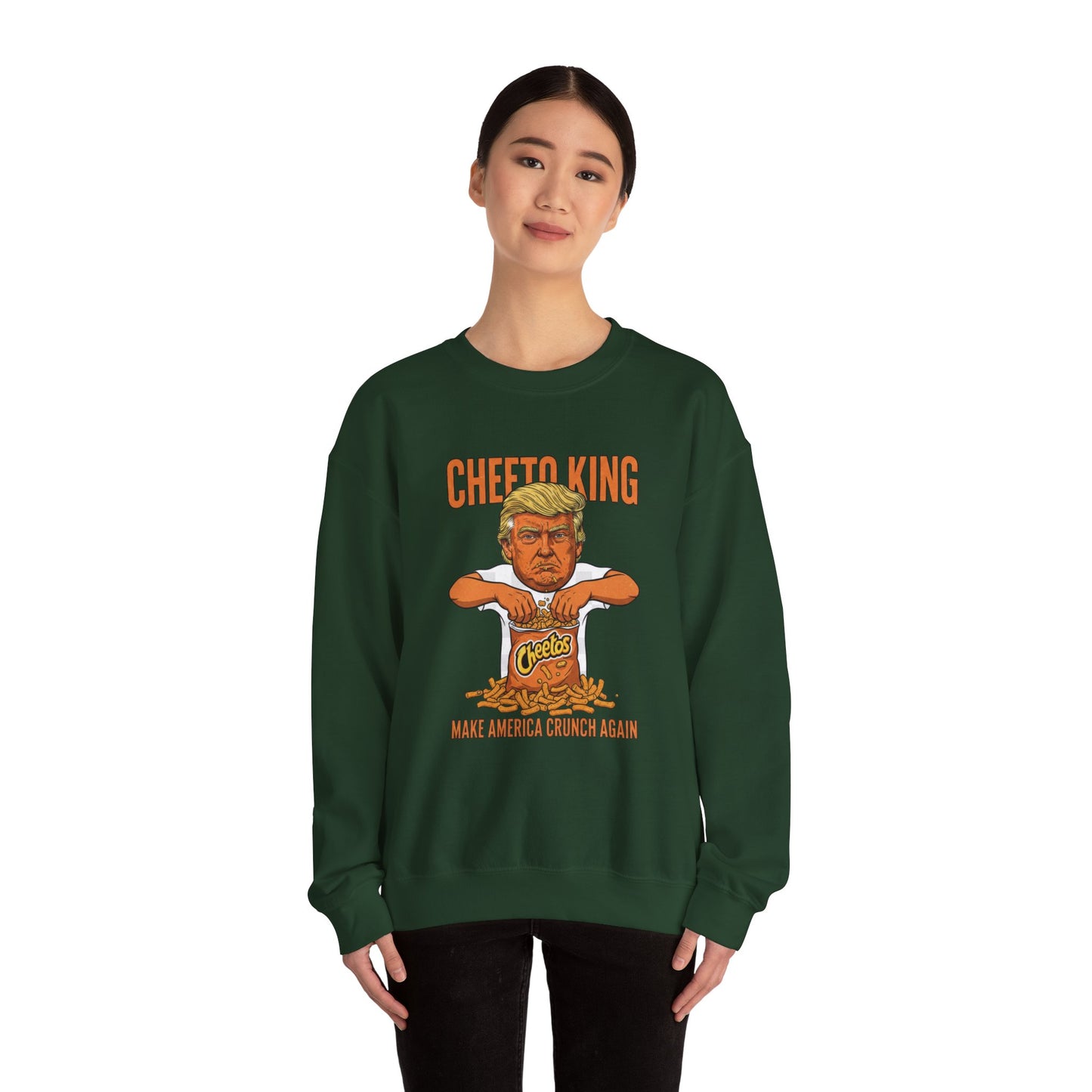 2Crewneck Sweatshirt — Political Satire 'Is He Dead Yet?