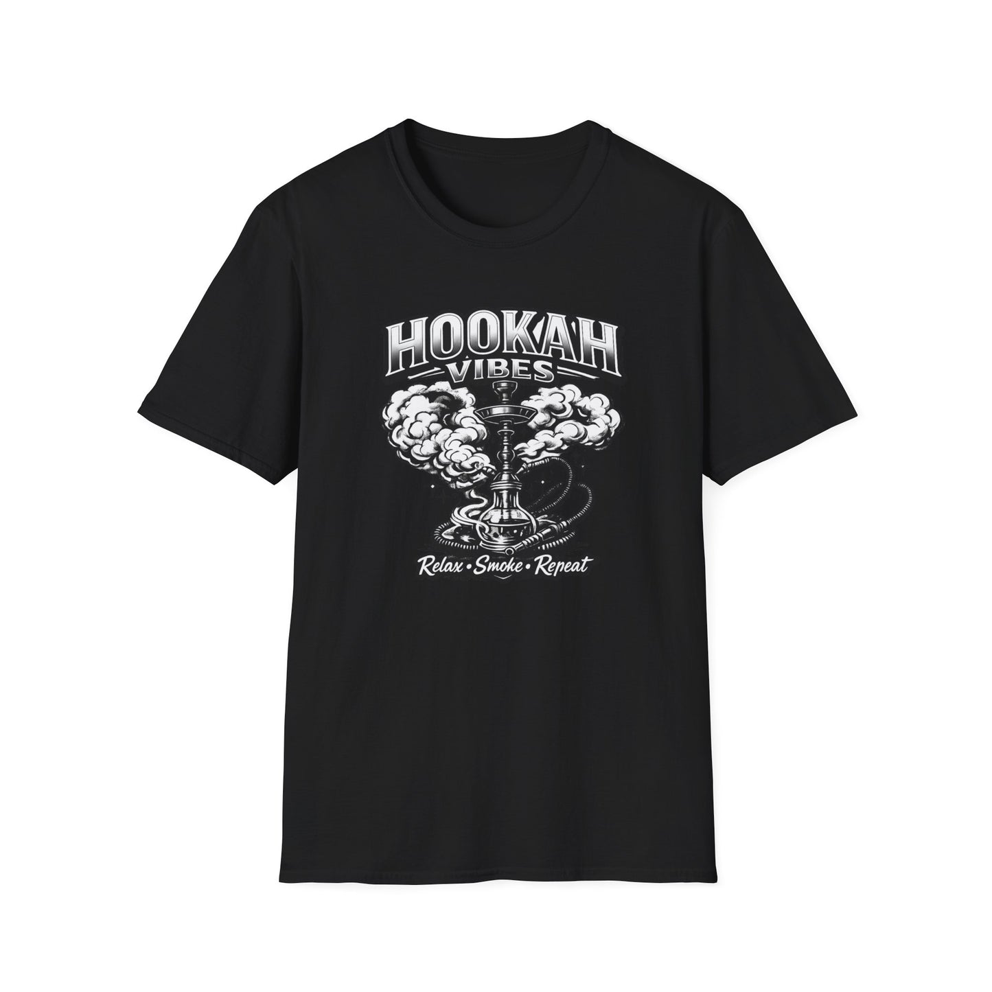 Hookah Vibes T-Shirt — Hookah Lounge Shirt, Shisha Life Tee, Smoke Session Graphic Tee, Chill Vibes Streetwear, Party Lifestyle Top