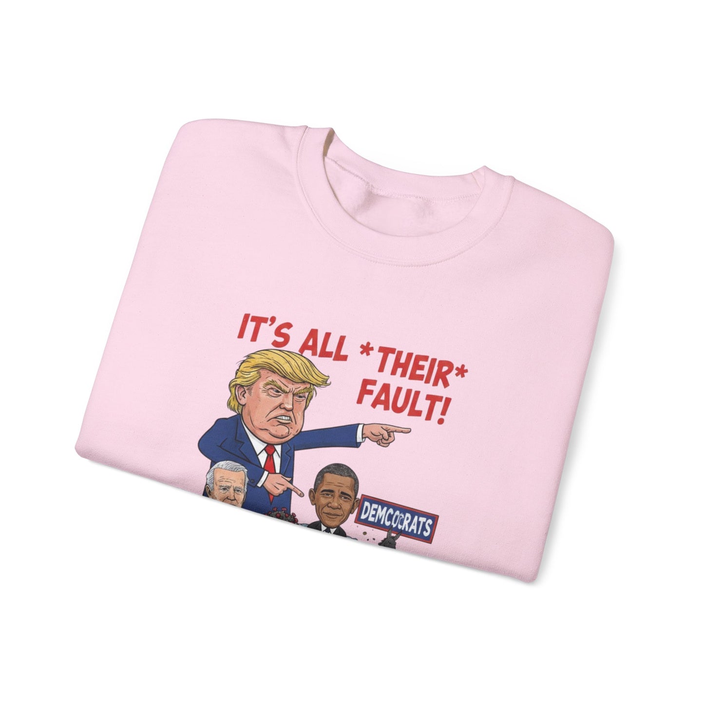 4of Crewneck Sweatshirt — Political Satire 'Is He Dead Yet?