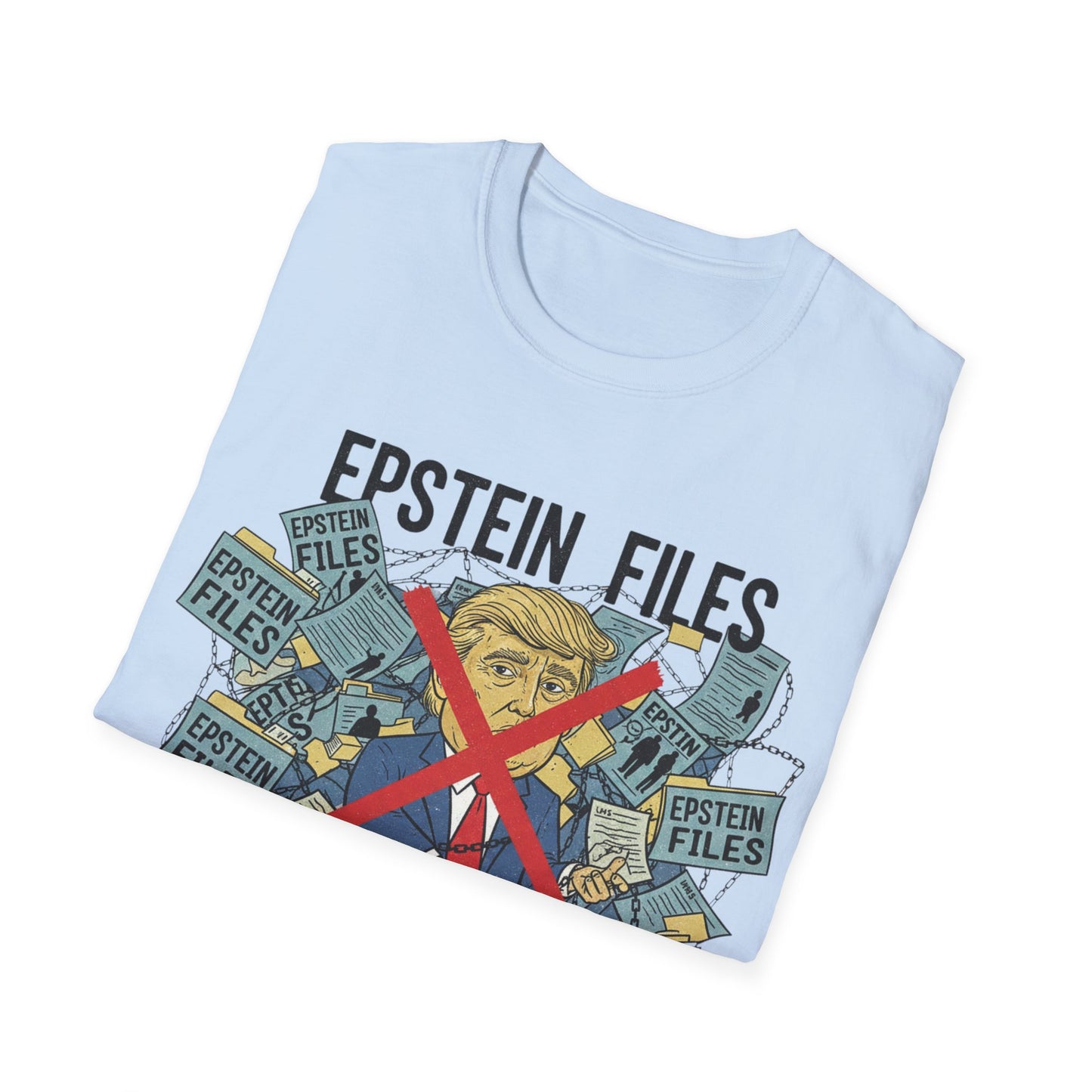 Trump in Epstein Files T-Shirt | Release the List Political Tee
