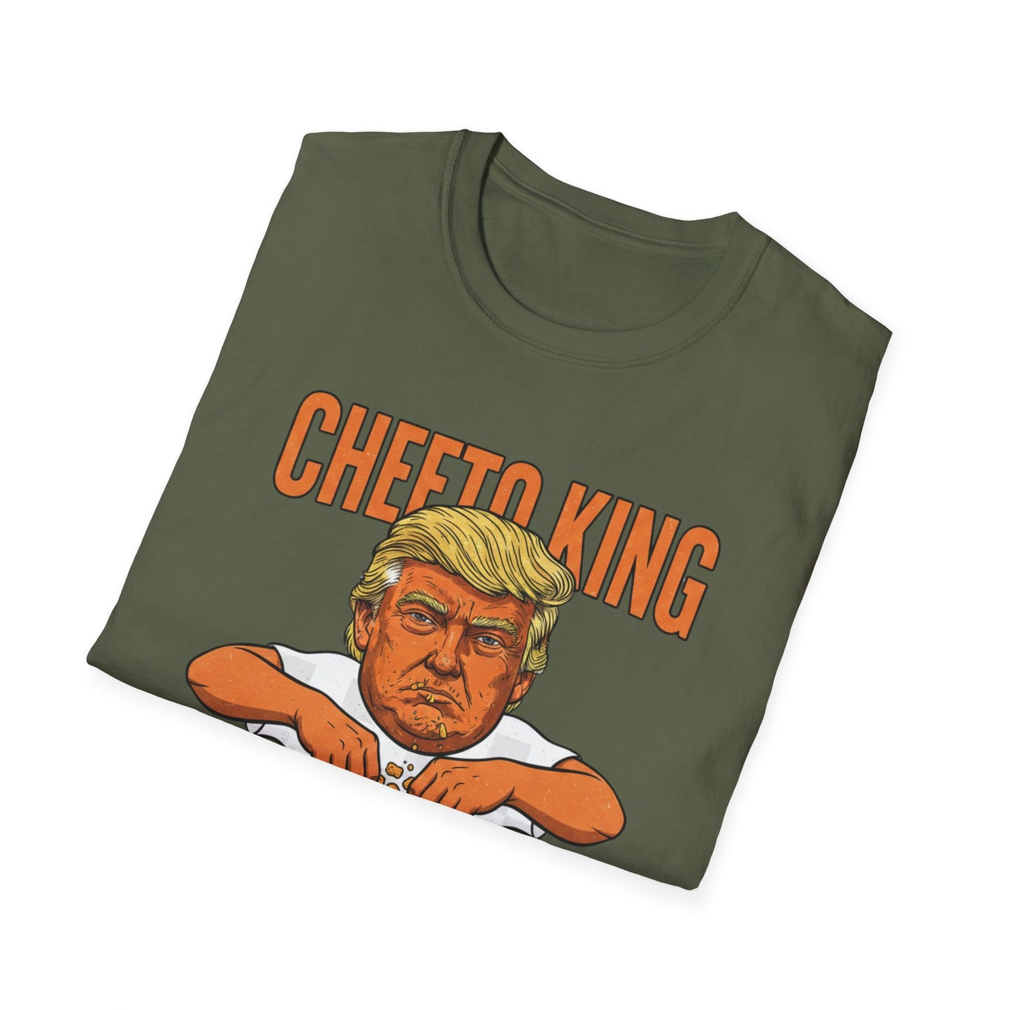 Cheeto King Anti-Trump T-Shirt | No Kings Political Satire Apparel