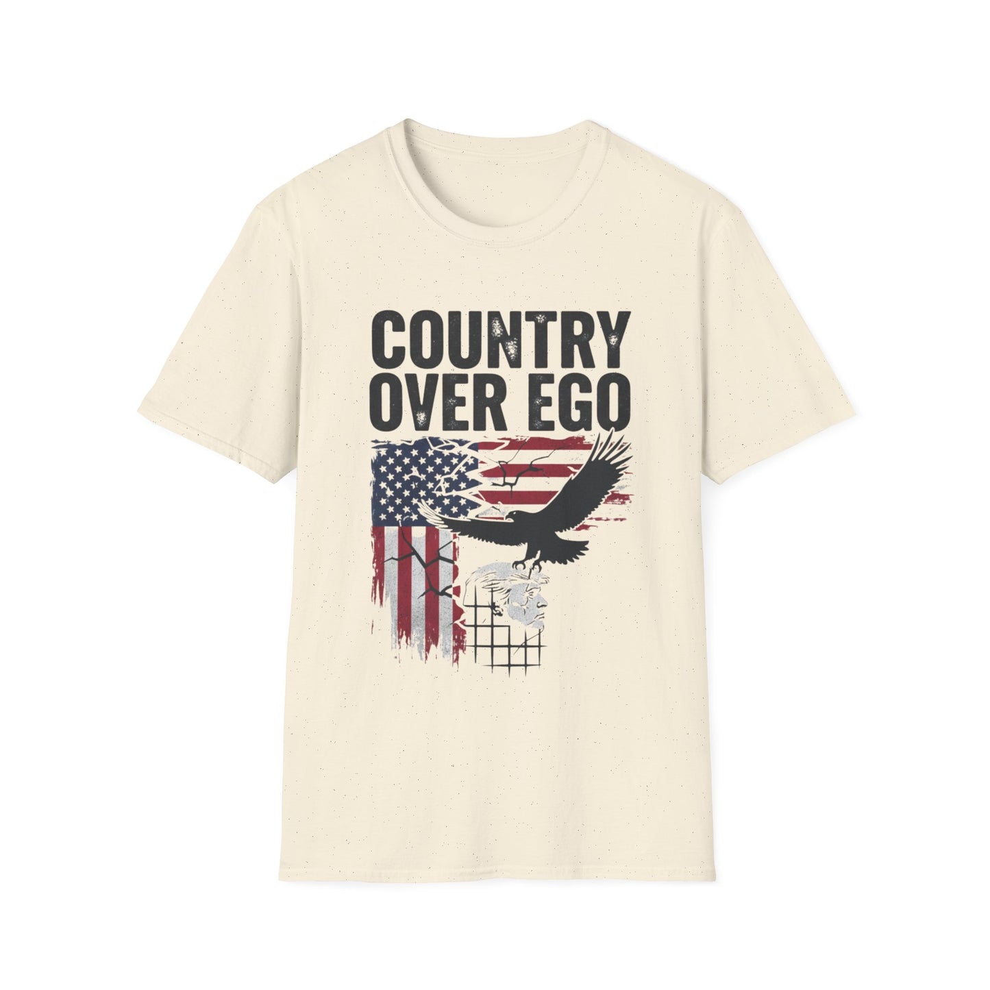 Country Over Ego Anti-Trump T-Shirt | Patriotic Political Apparel
