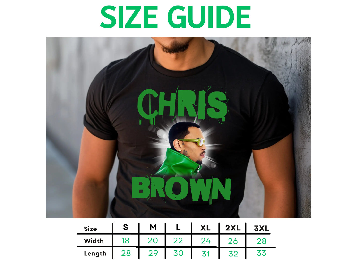 Exclusive Chris Brown 11:11 Tour Concert Black T-Shirt - Limited Edition Merchandise! - Black Threadz