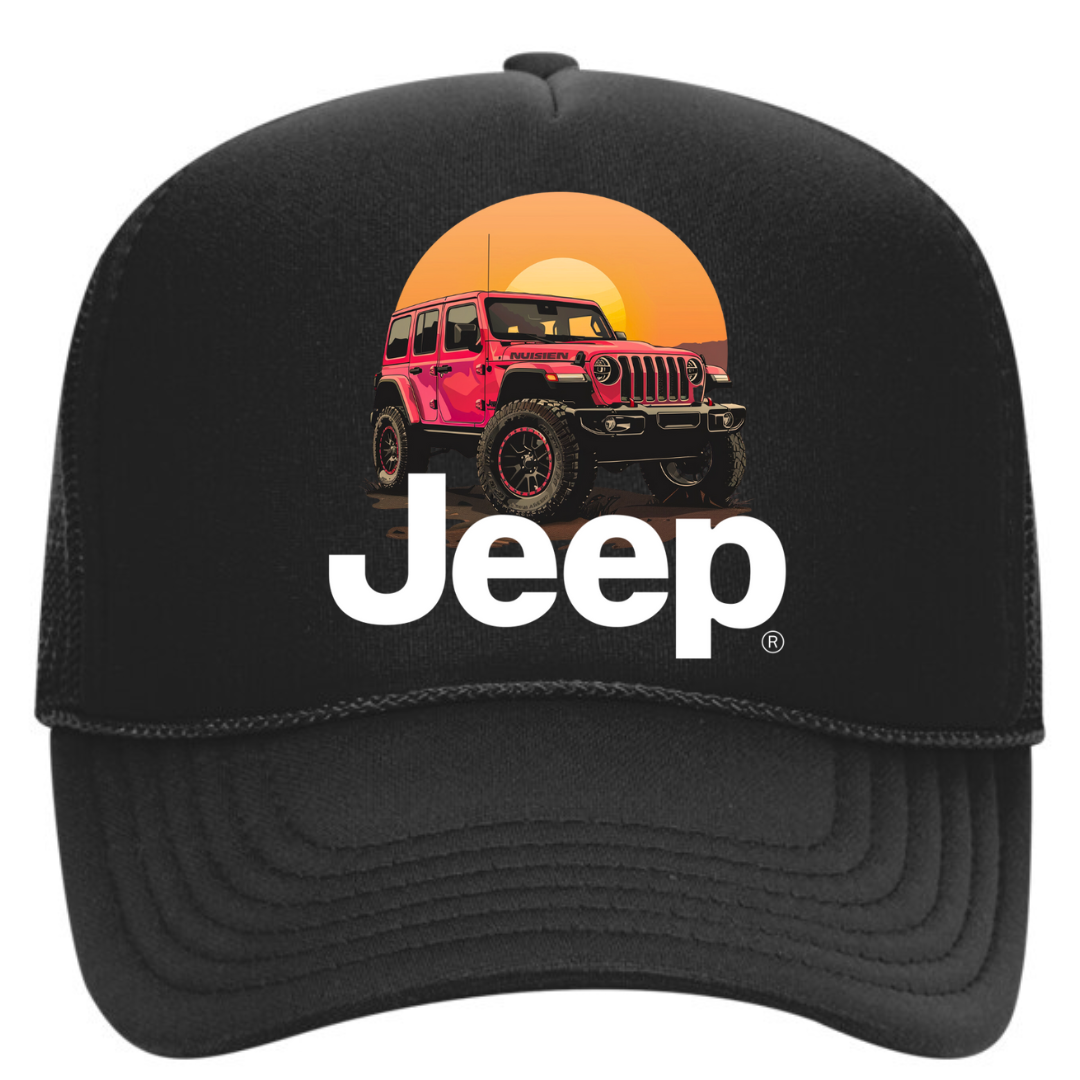 Jeep wrangler trucker cap for sale