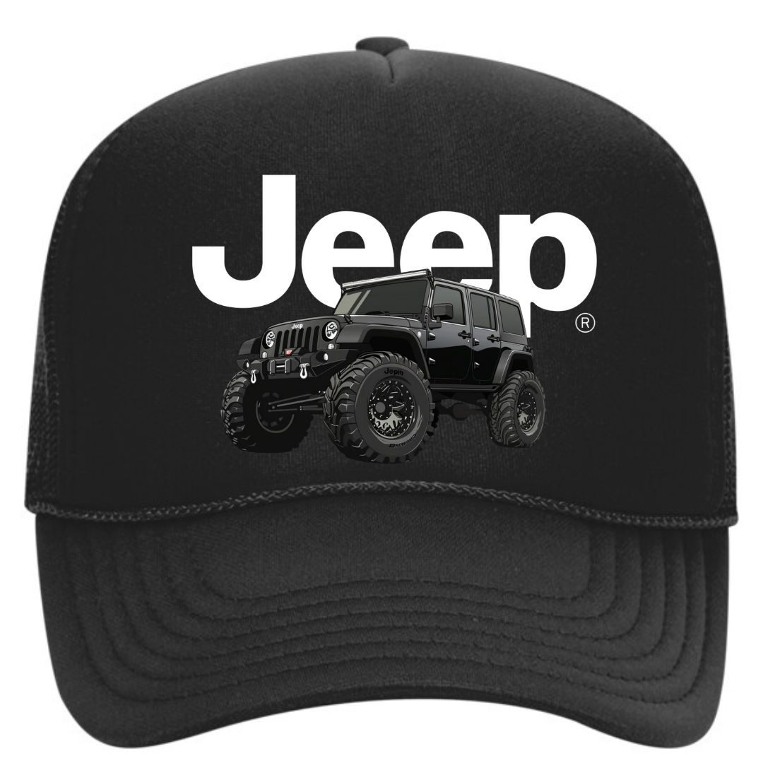 Jeep wrangler trucker cap for sale