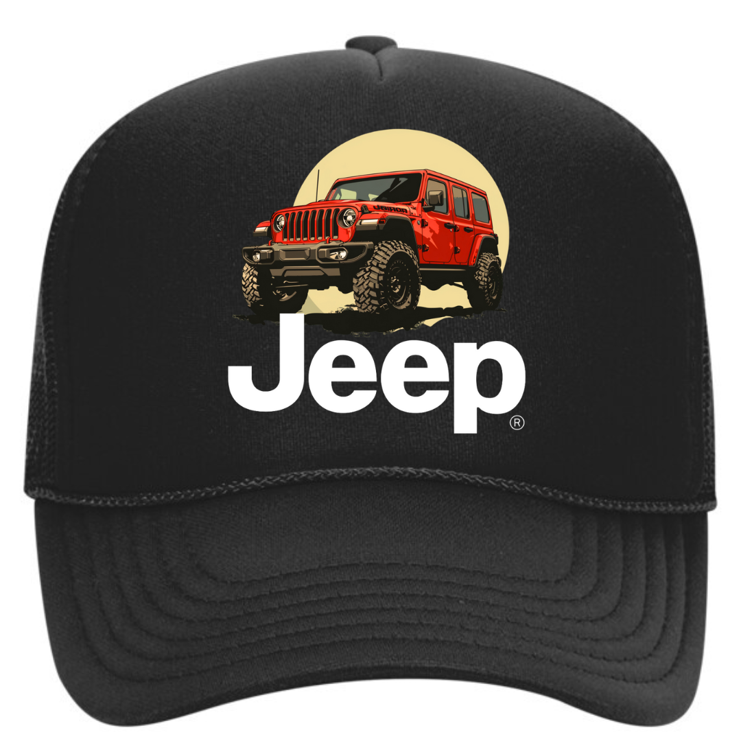 Jeep wrangler trucker cap for sale