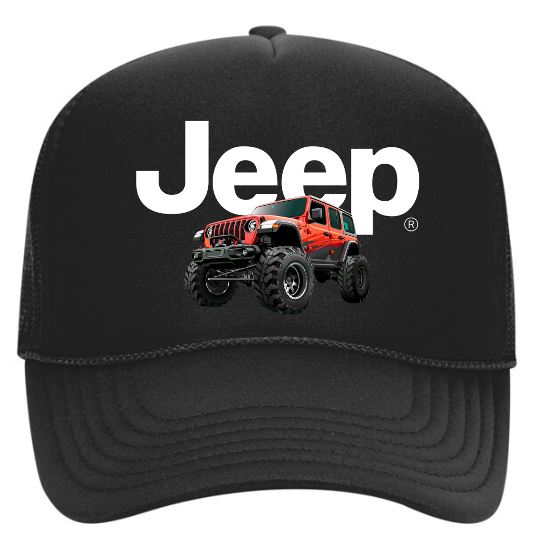 Jeep wrangler trucker cap for sale