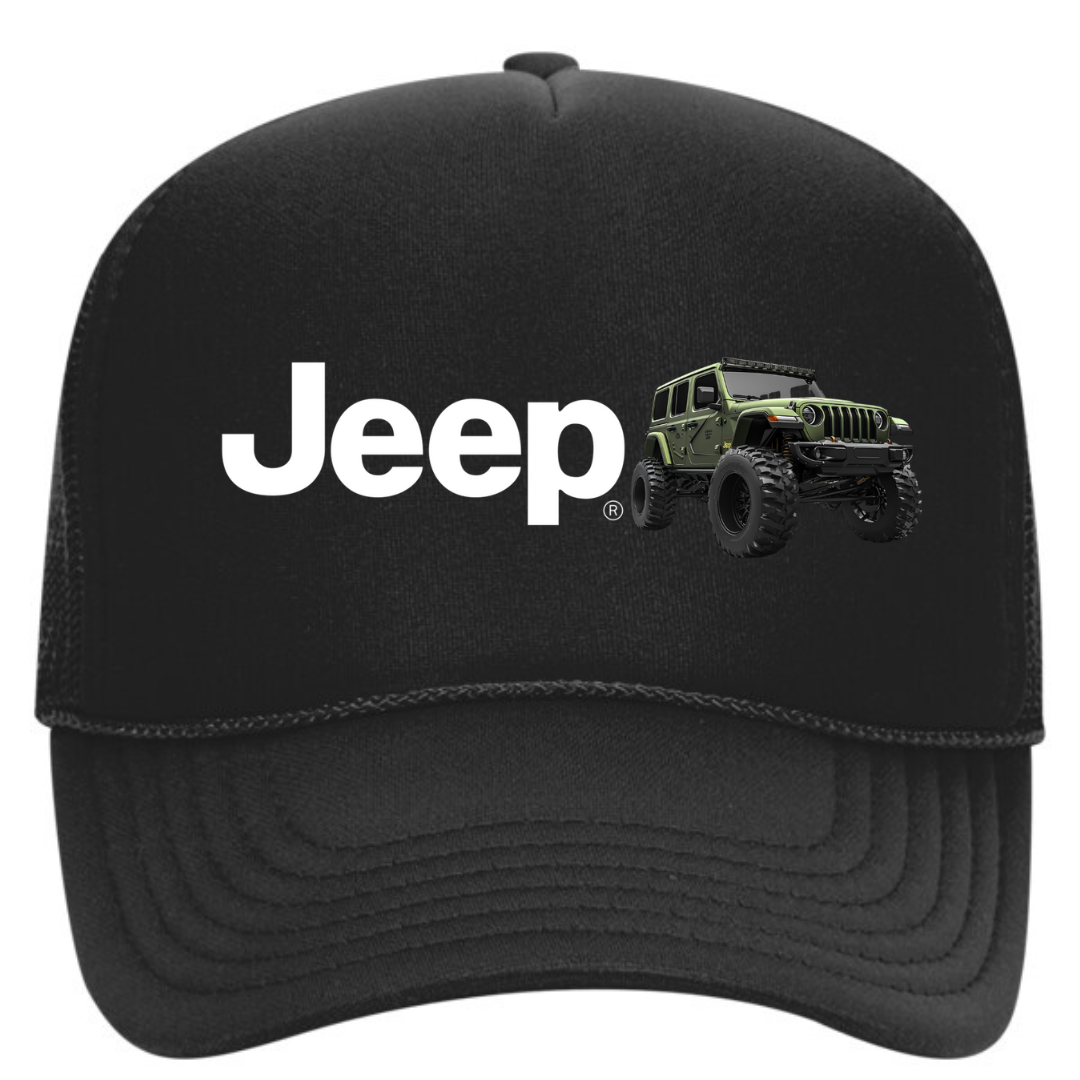 Jeep wrangler trucker cap for sale