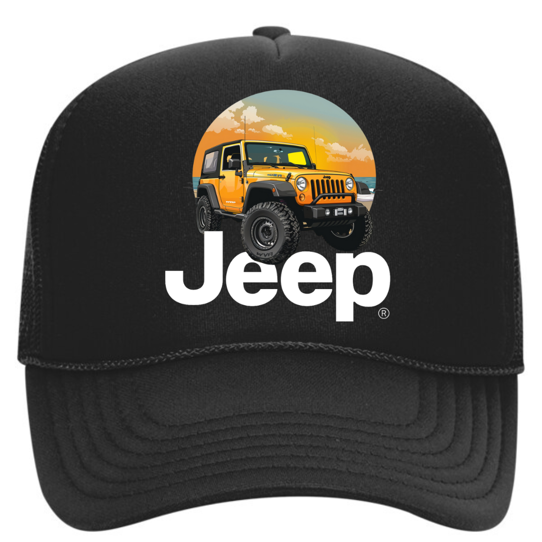 Jeep wrangler trucker cap for sale