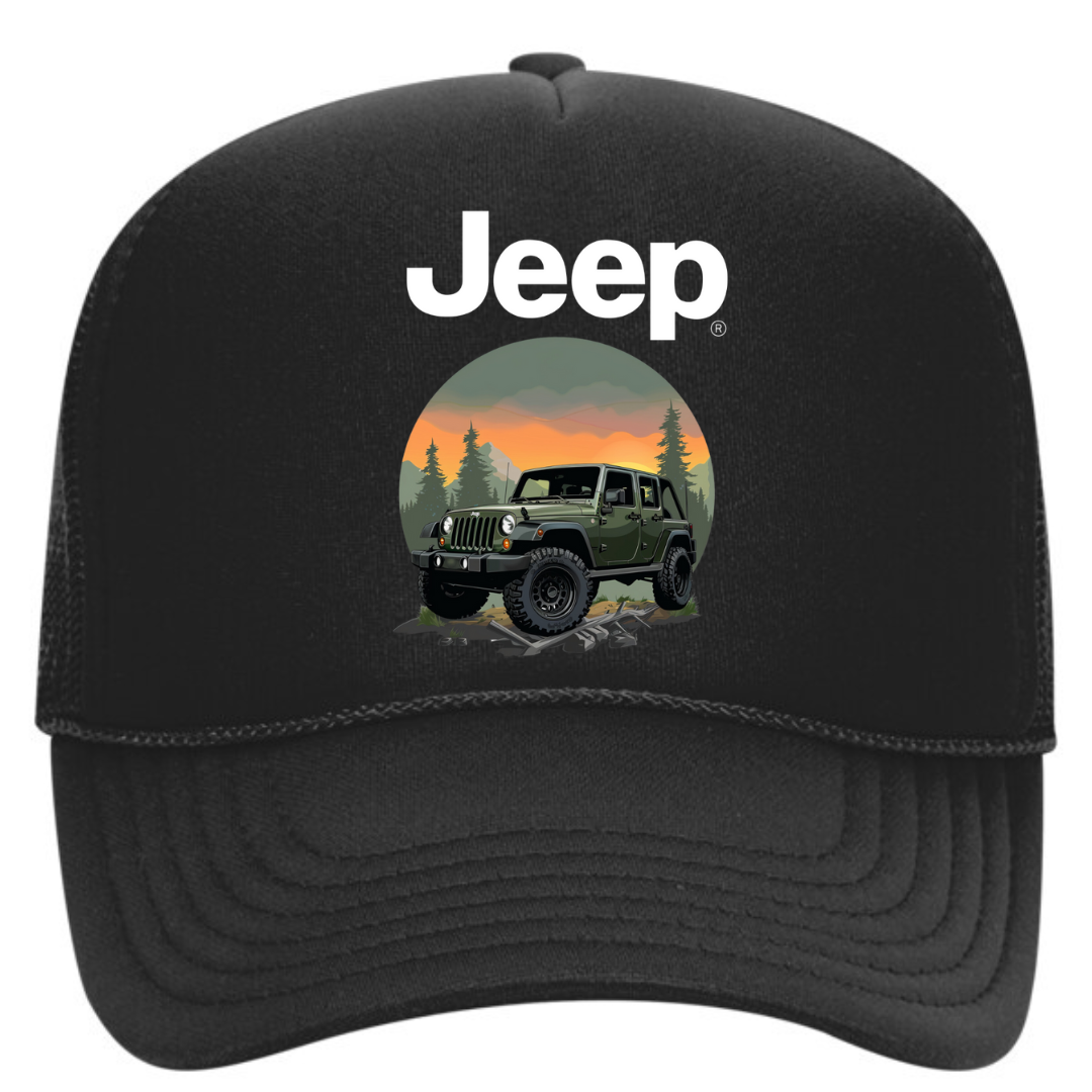 Jeep wrangler trucker cap for sale