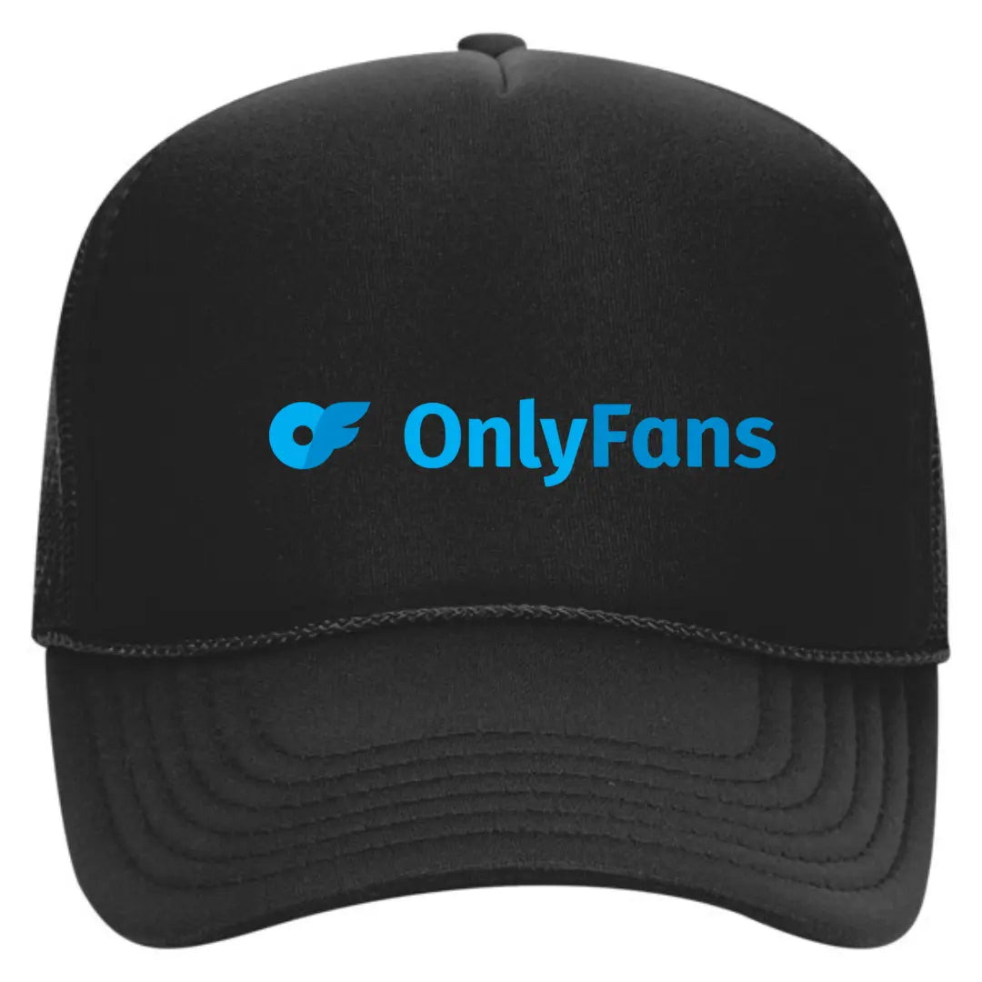 Express Your Fan Status: OnlyFans Black Trucker Snapback Hat - Black Threadz